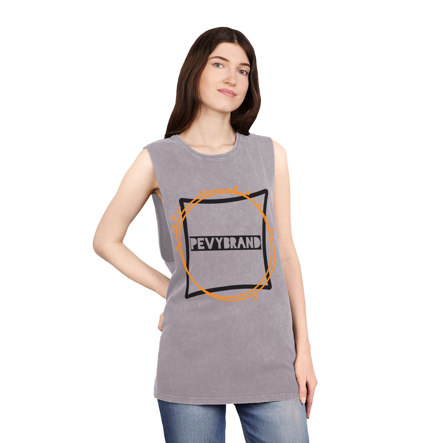 Unisex Stonewash Tank Top - PevyBrand