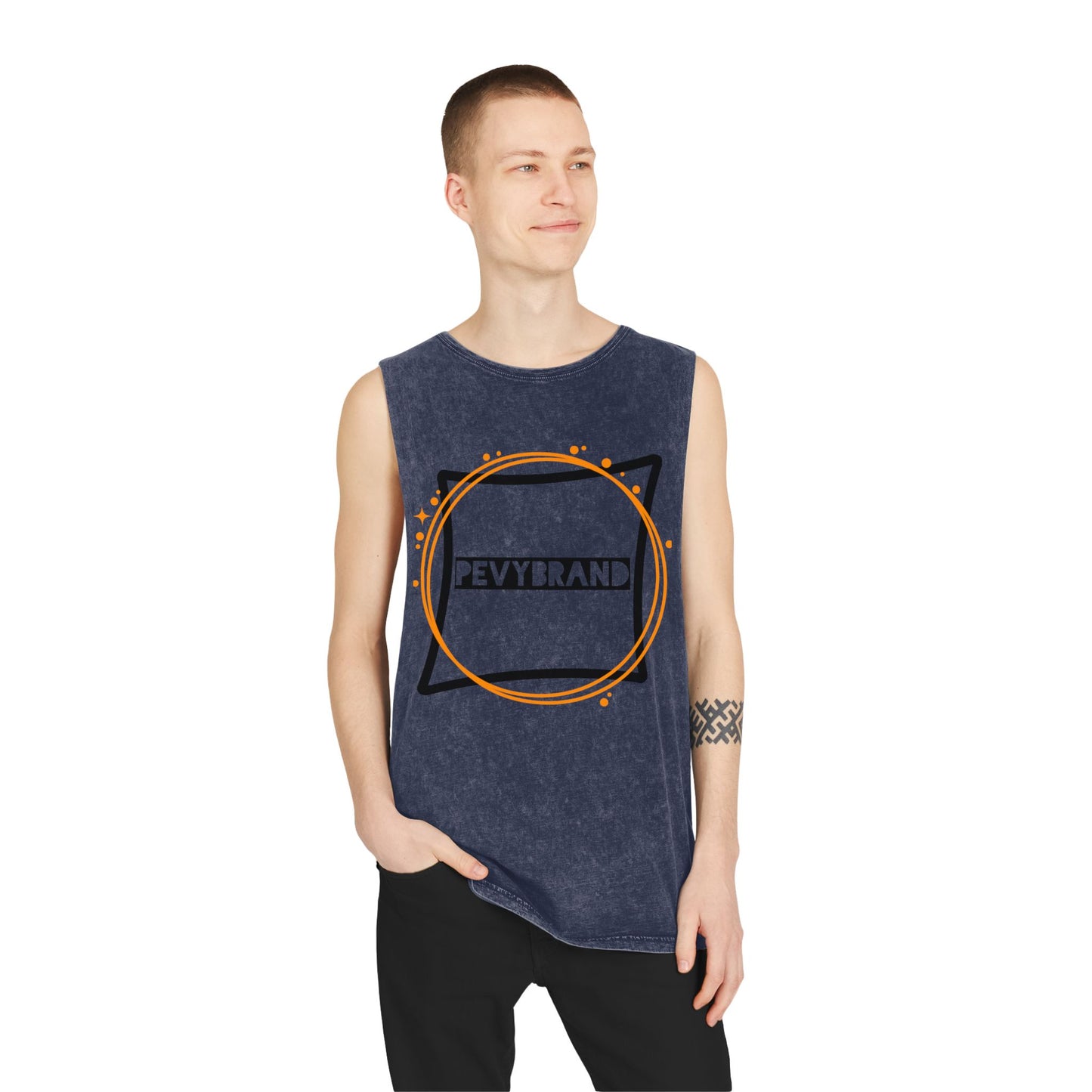 Unisex Stonewash Tank Top - PevyBrand