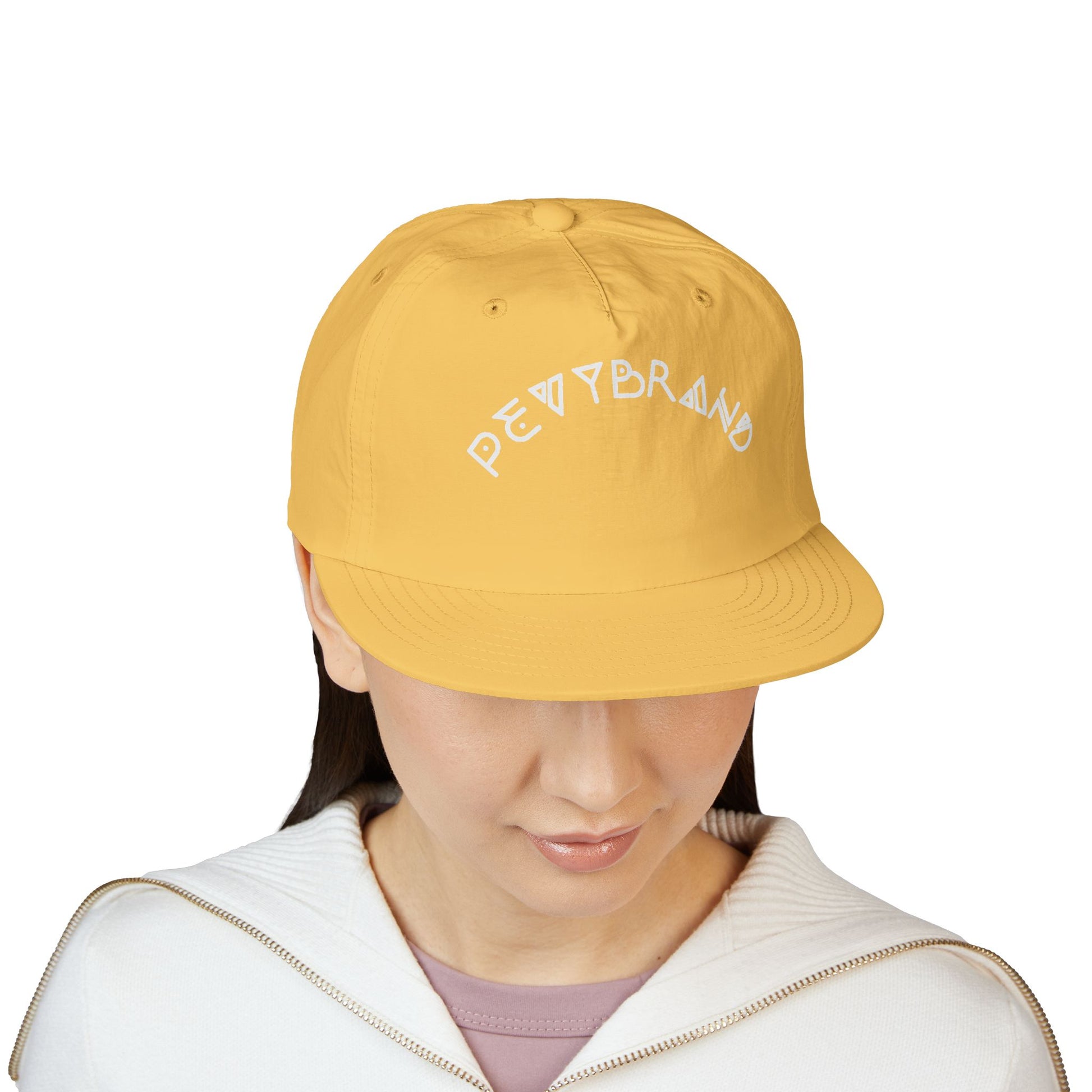 Surf Cap with Playful Design, Beach Hat, Summer Accessories, Casual Outing Cap, Gift for Surfers, Trendy Snapback - PevyBrand