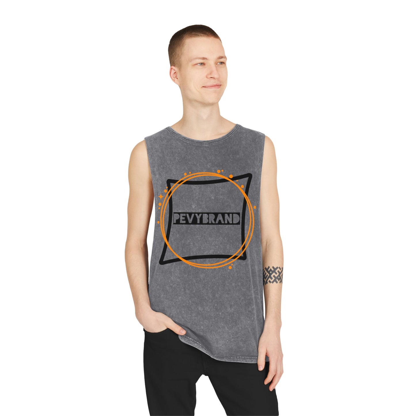 Unisex Stonewash Tank Top - PevyBrand