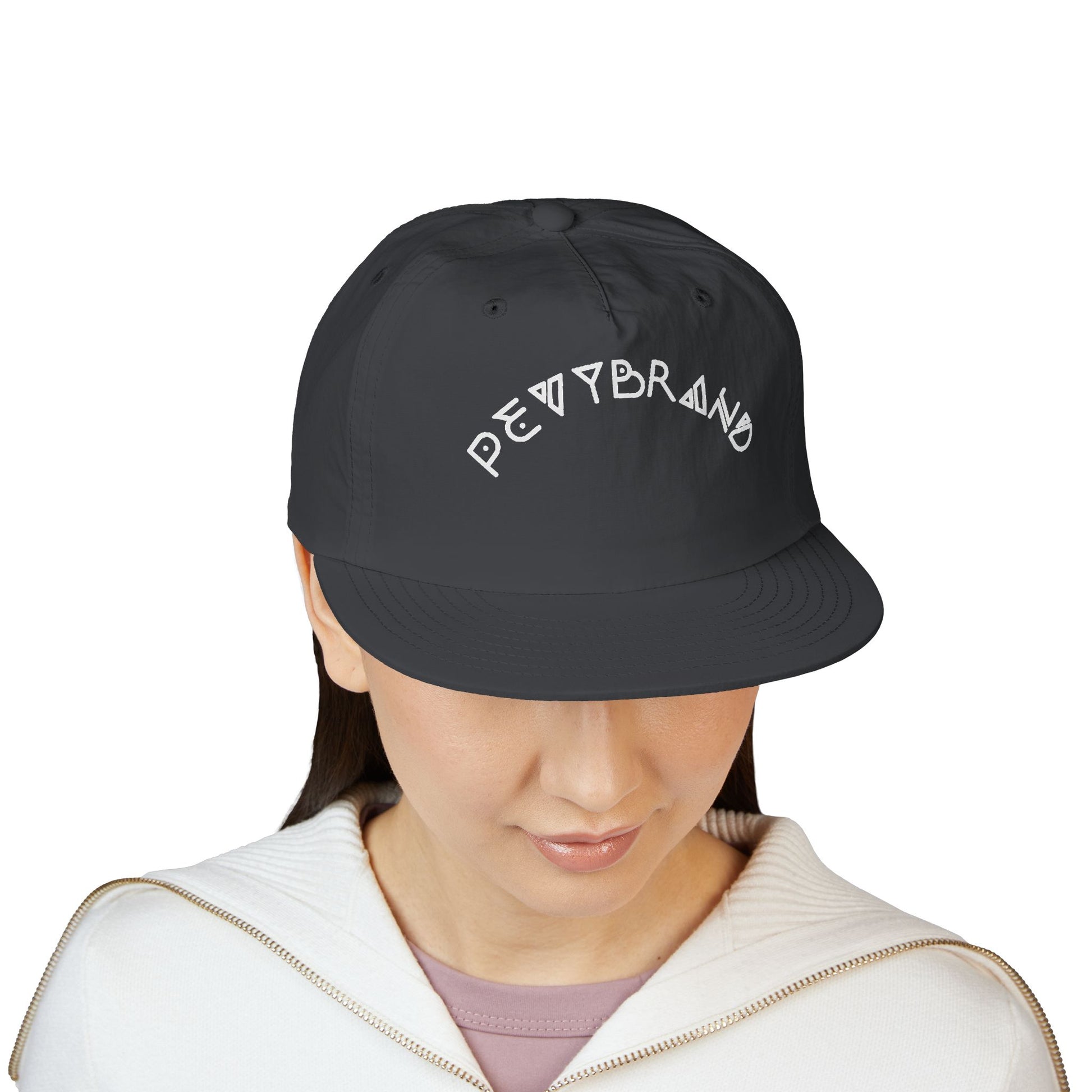 Surf Cap with Playful Design, Beach Hat, Summer Accessories, Casual Outing Cap, Gift for Surfers, Trendy Snapback - PevyBrand