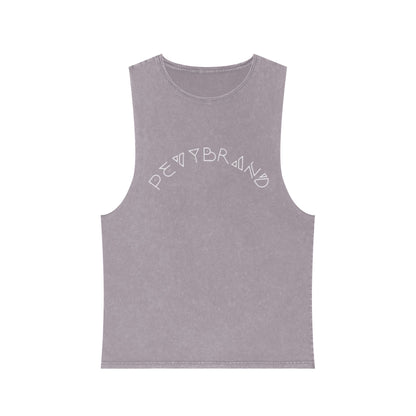 Summer Vibes Stonewash Tank Top - Unisex Festival Beach Tee - PevyBrand