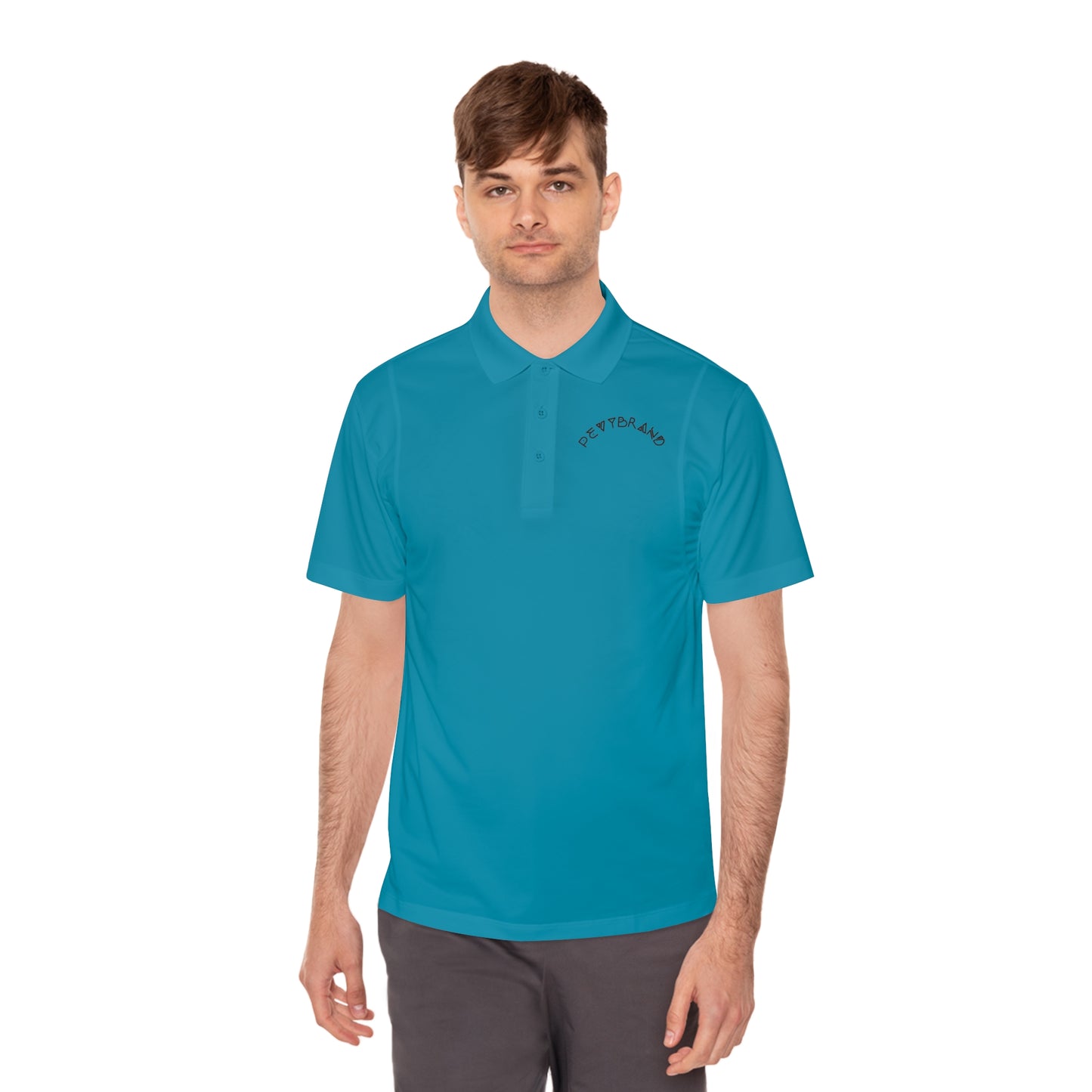 Sporty Men's Polo Shirt - Classic Comfort, Golf Attire, Casual Events, Stylish Gift, Weekend Wear - PevyBrand