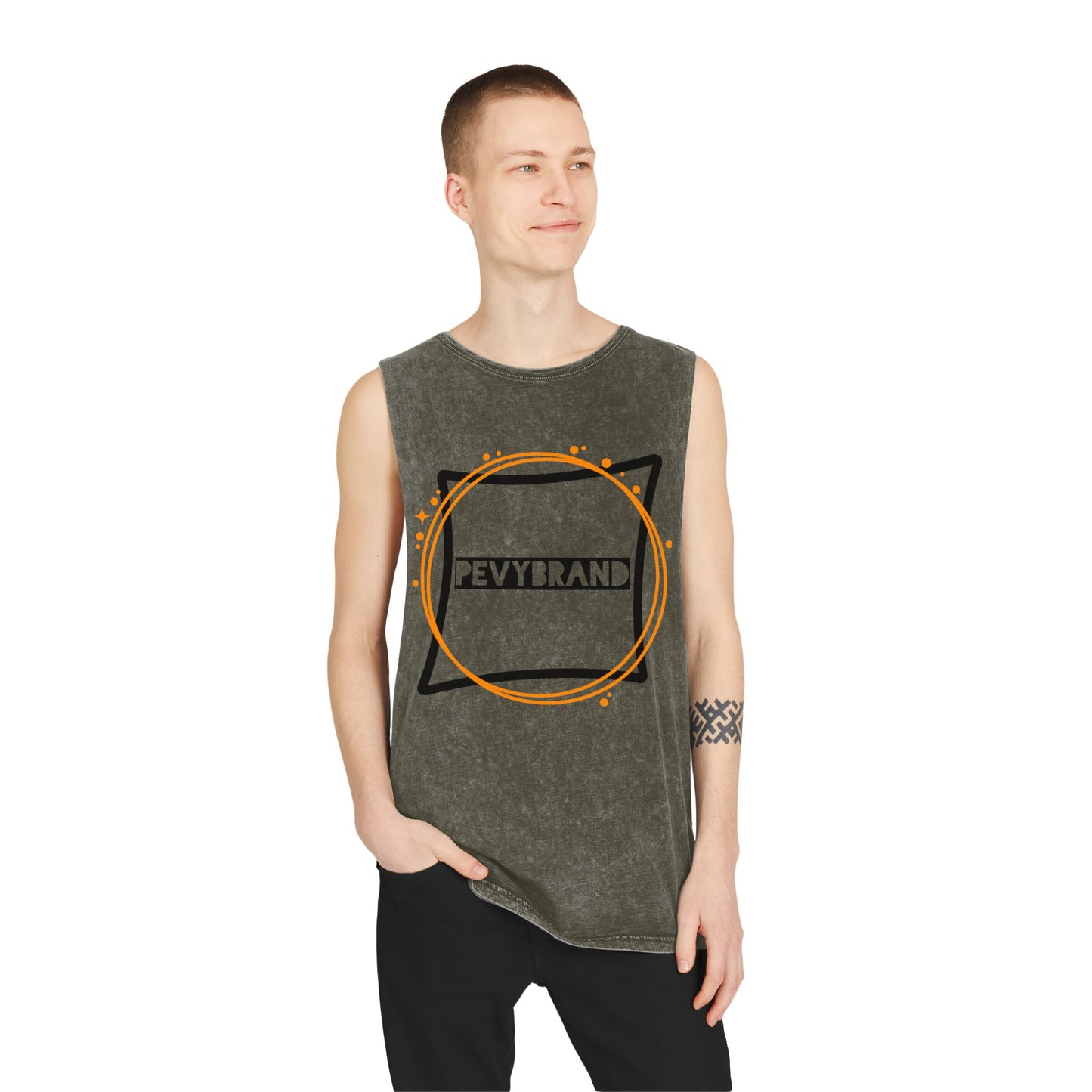 Unisex Stonewash Tank Top - PevyBrand