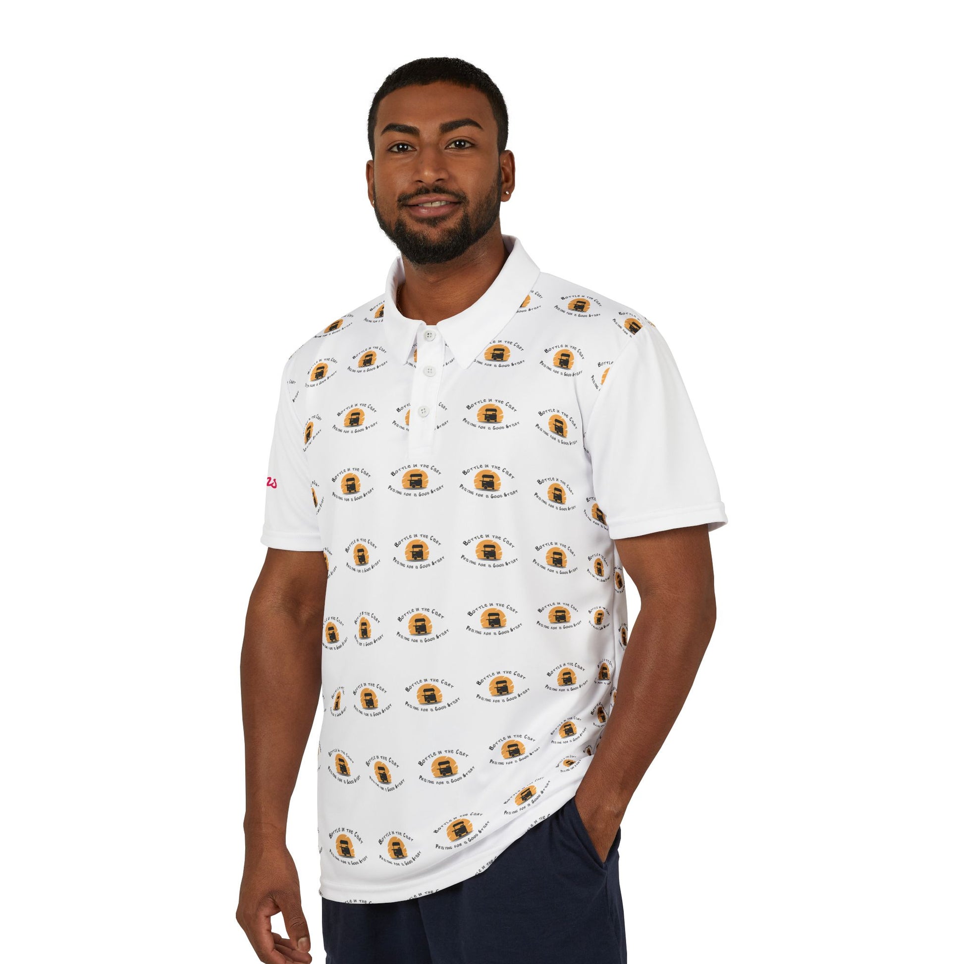 PuttinPins Bottle Golf Polo - PevyBrand