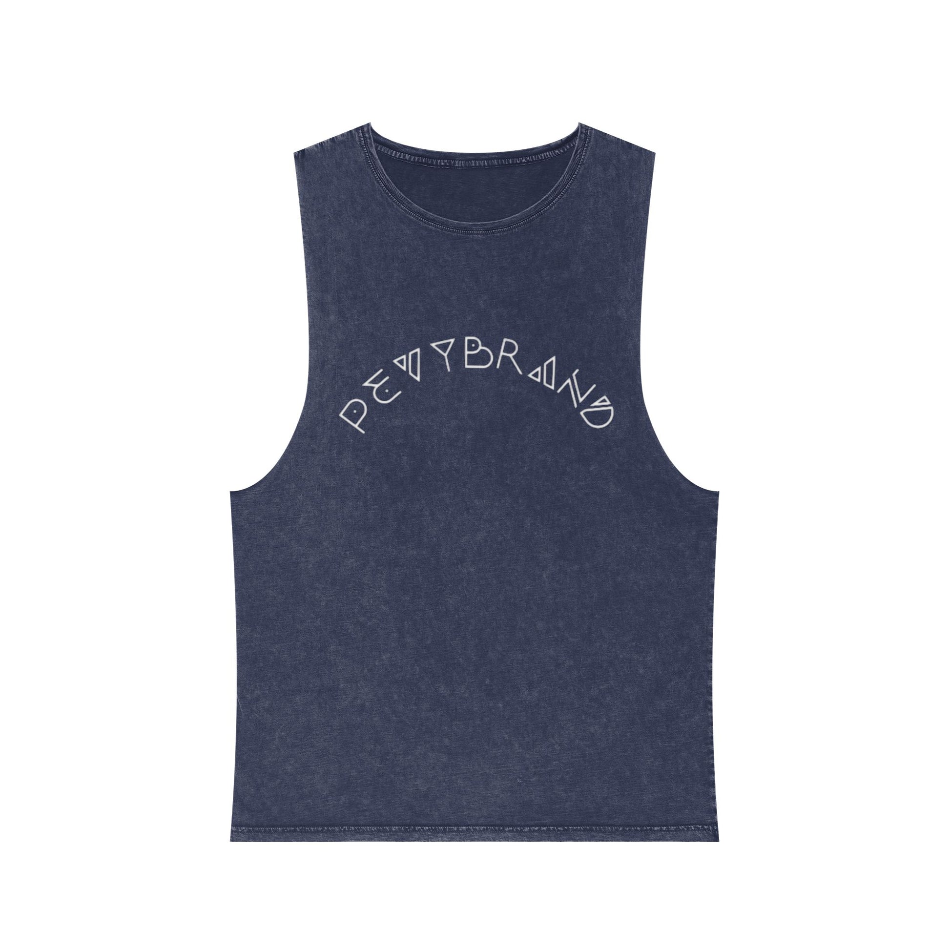 Summer Vibes Stonewash Tank Top - Unisex Festival Beach Tee - PevyBrand