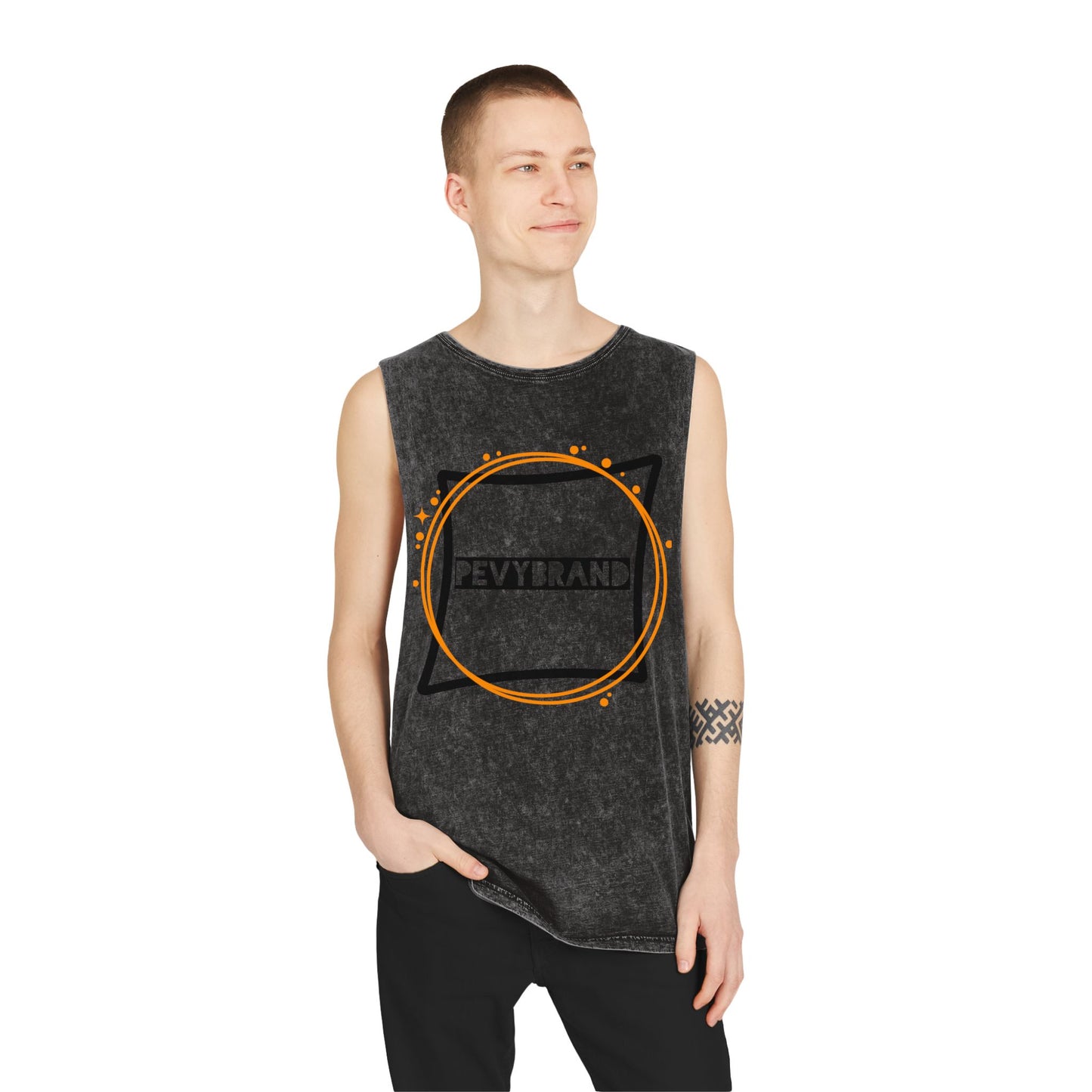 Unisex Stonewash Tank Top - PevyBrand