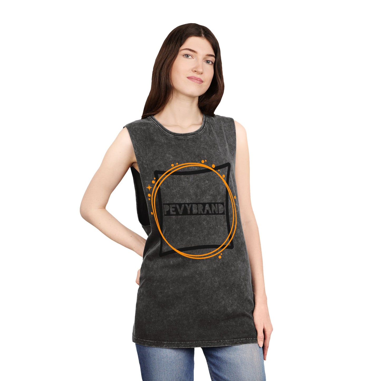 Unisex Stonewash Tank Top - PevyBrand