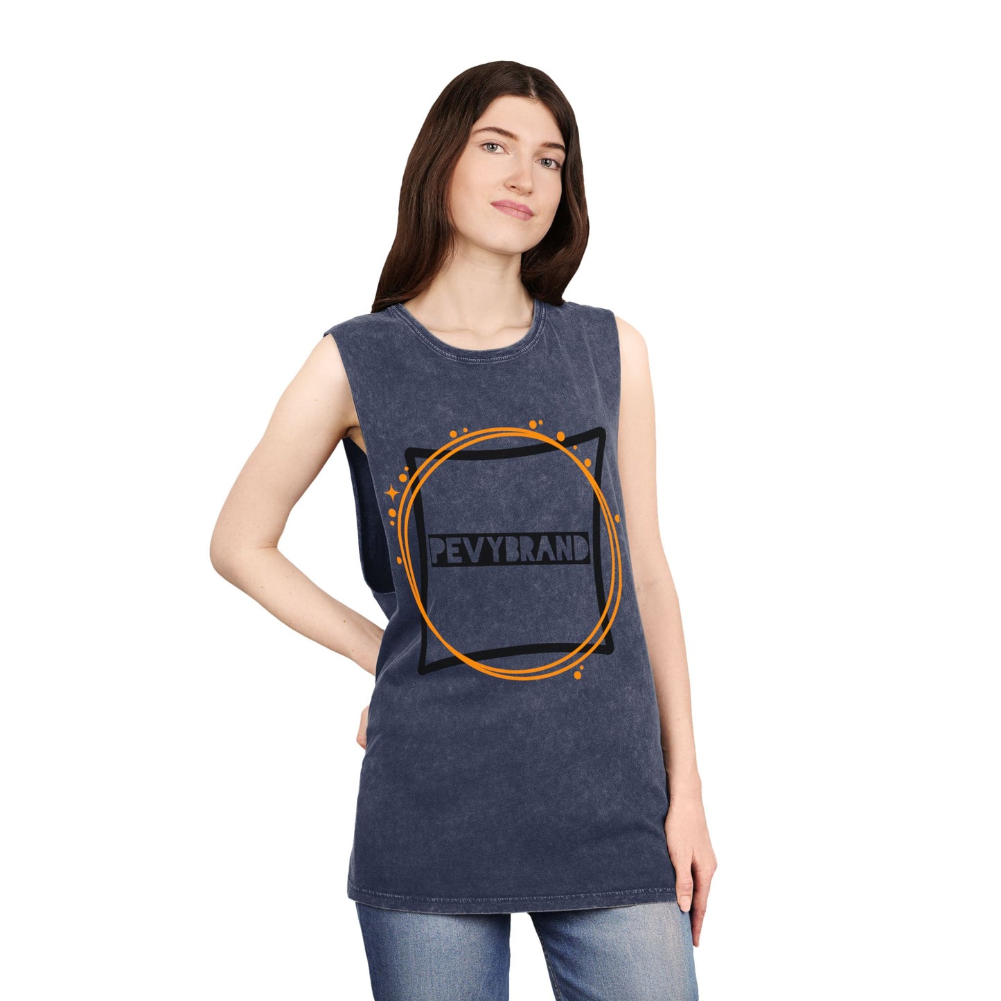 Unisex Stonewash Tank Top - PevyBrand