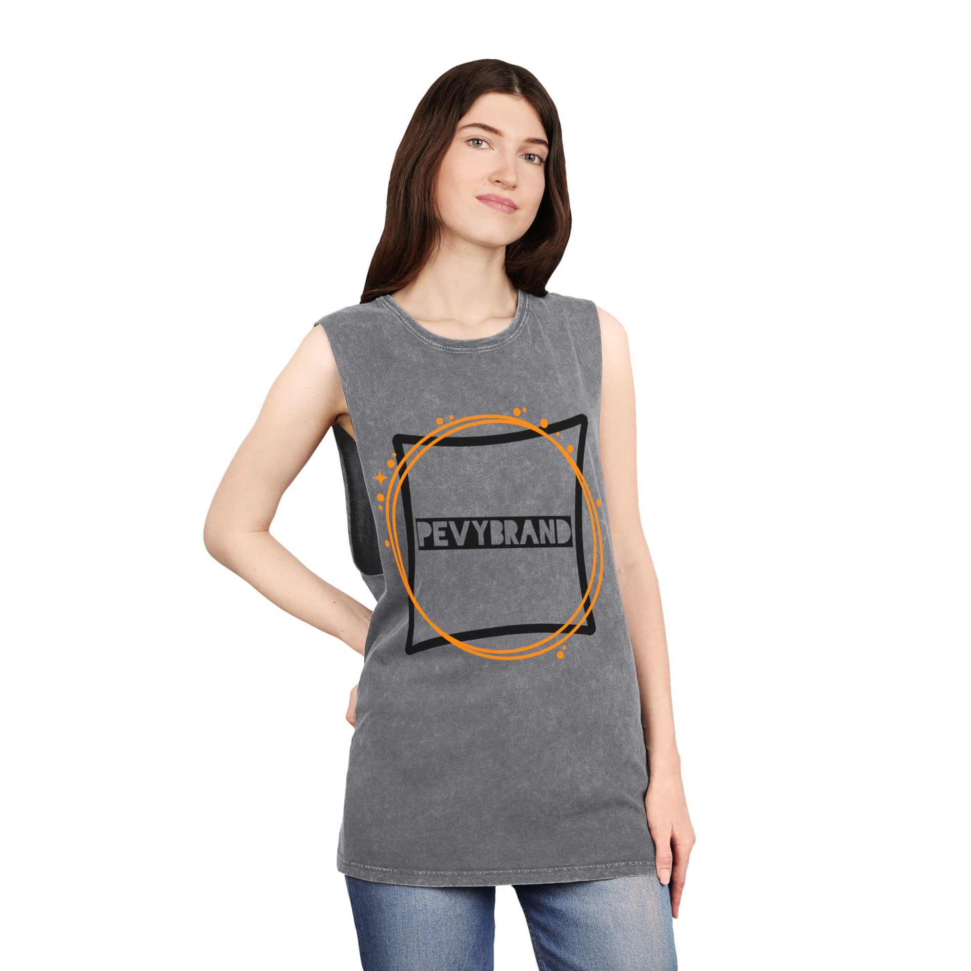 Unisex Stonewash Tank Top - PevyBrand