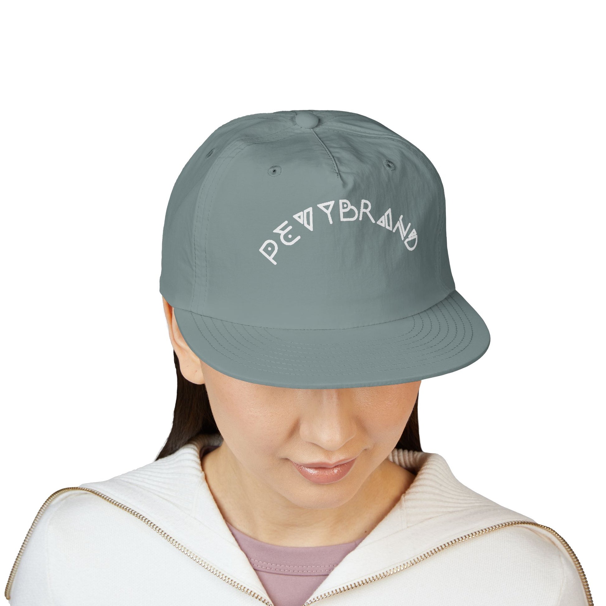 Surf Cap with Playful Design, Beach Hat, Summer Accessories, Casual Outing Cap, Gift for Surfers, Trendy Snapback - PevyBrand