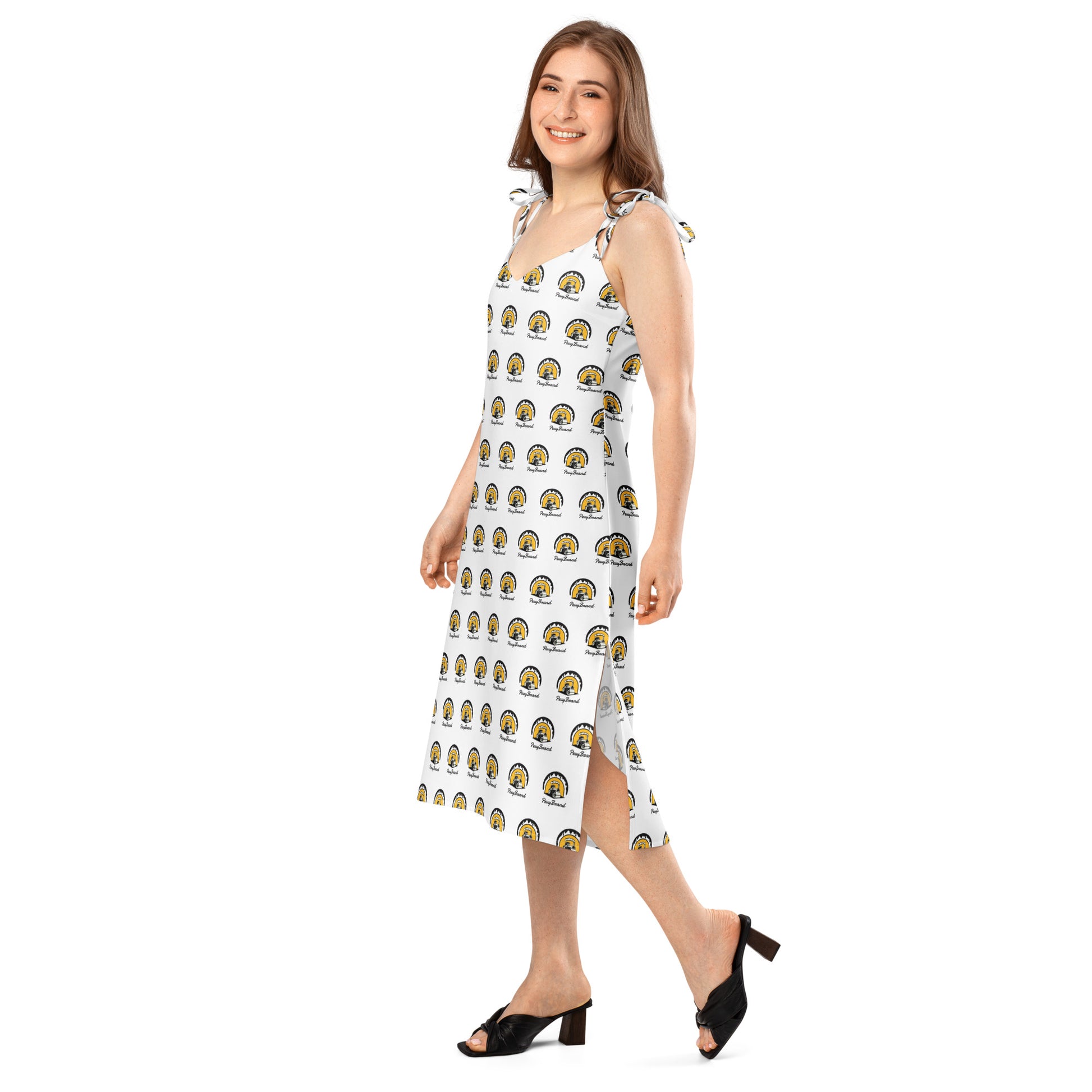 Tie - strap midi dress - PevyBrand