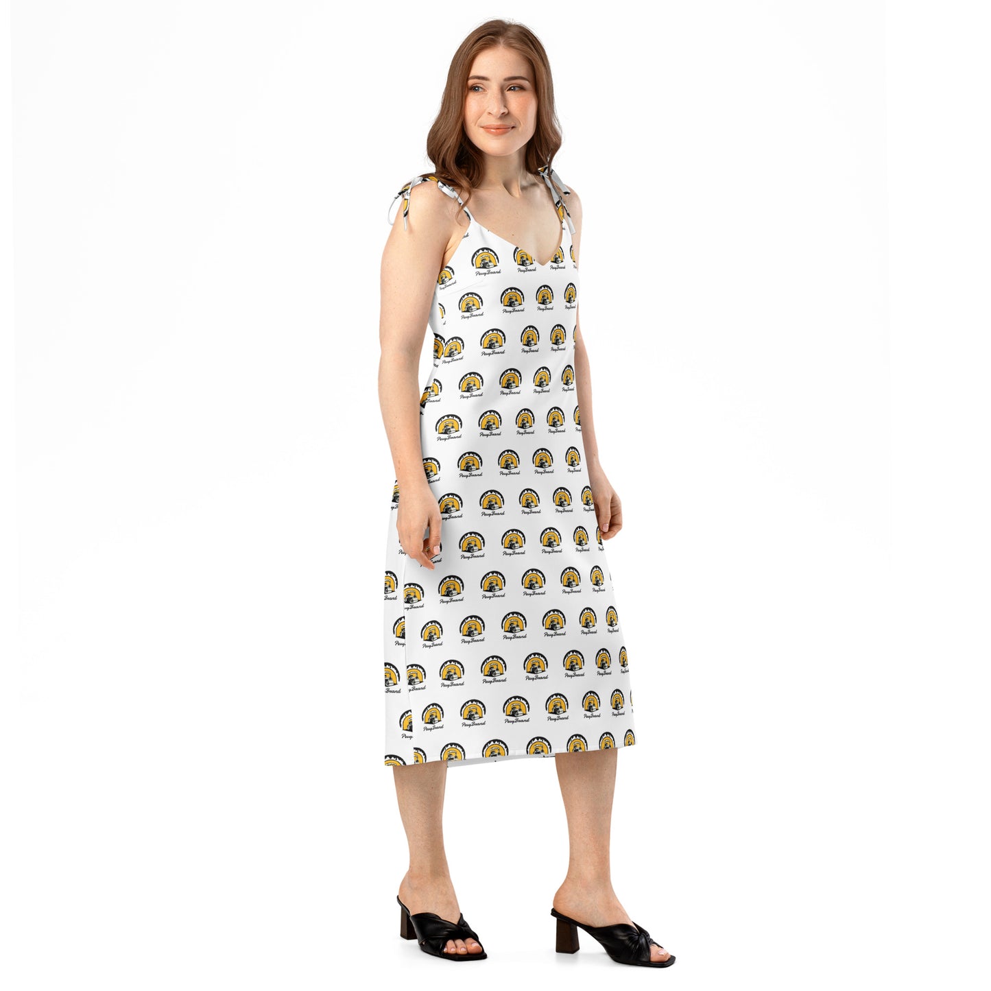 Tie - strap midi dress - PevyBrand