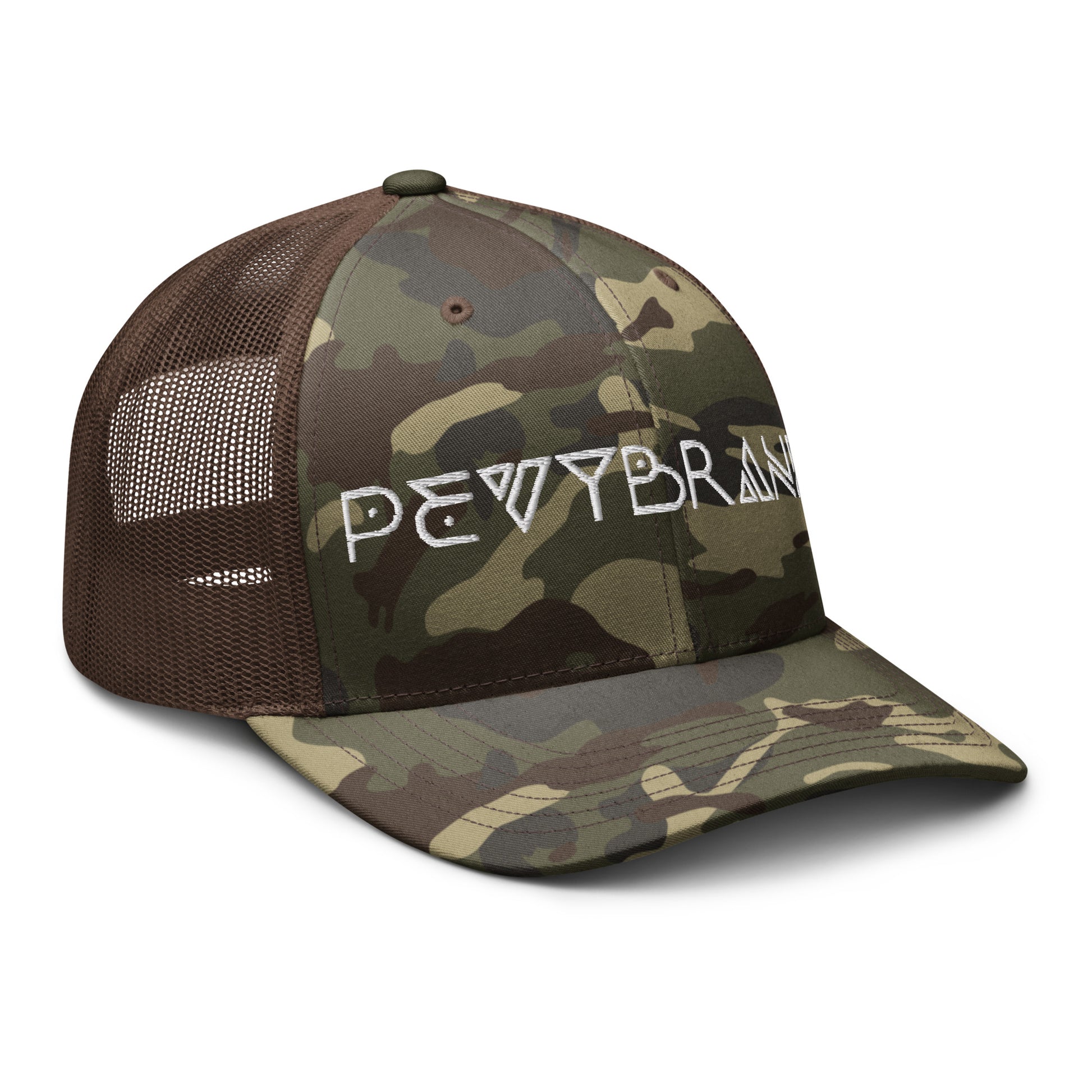 Camouflage Trucker Cap - Stay Undercover In Style! - PevyBrand