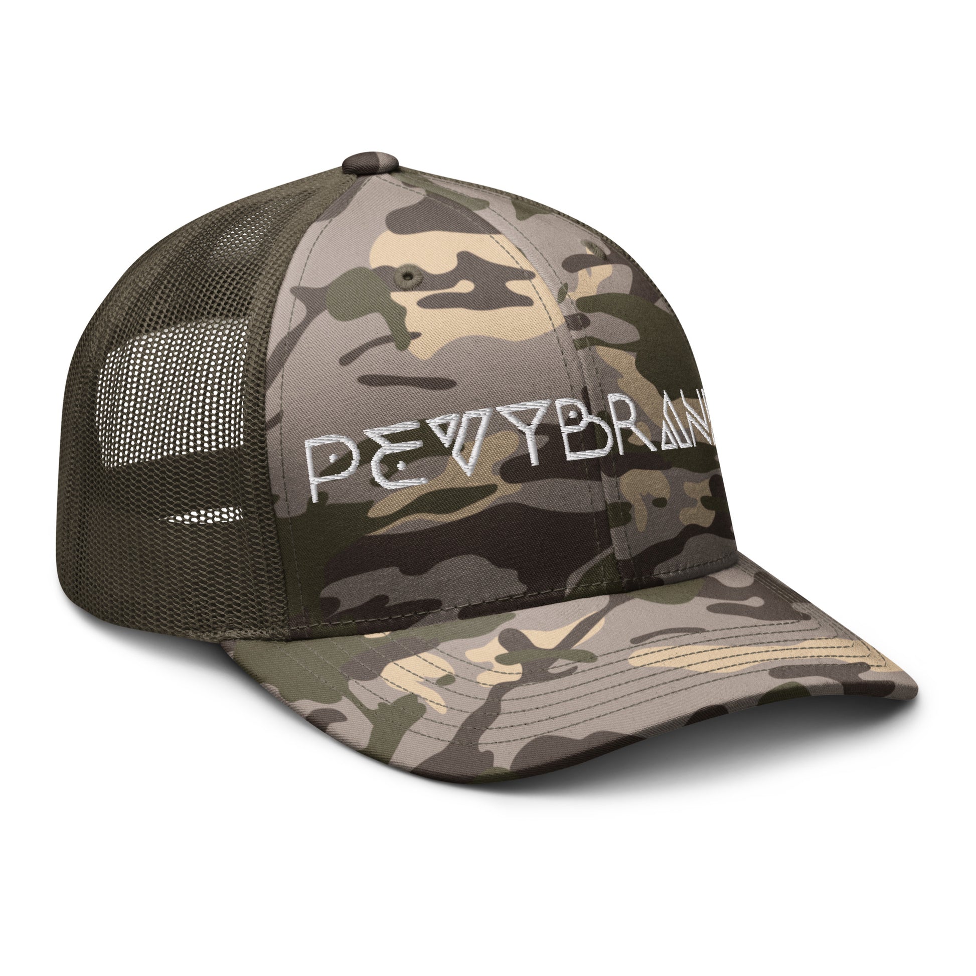 Camouflage Trucker Cap - Stay Undercover In Style! - PevyBrand