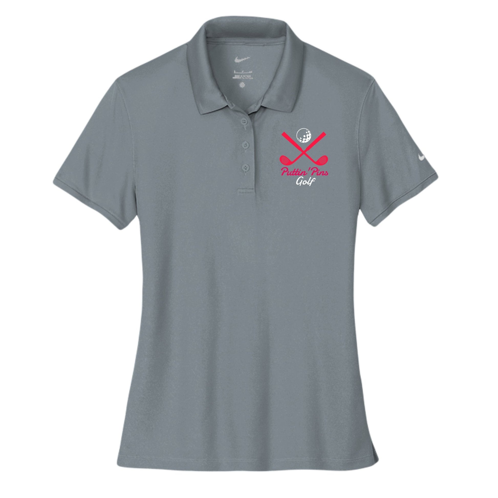 PuttinPins Womens Polo - PevyBrand