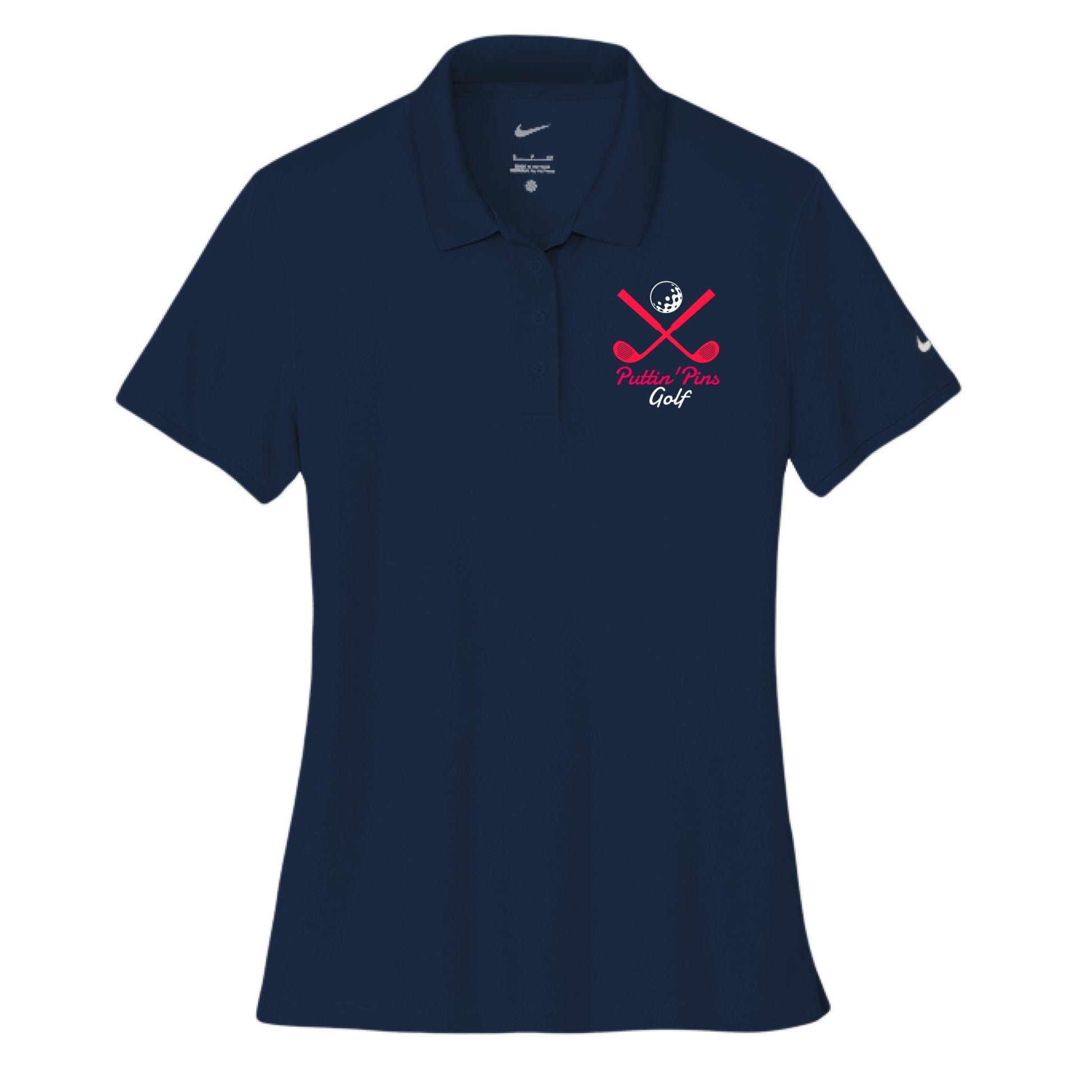 PuttinPins Womens Polo - PevyBrand