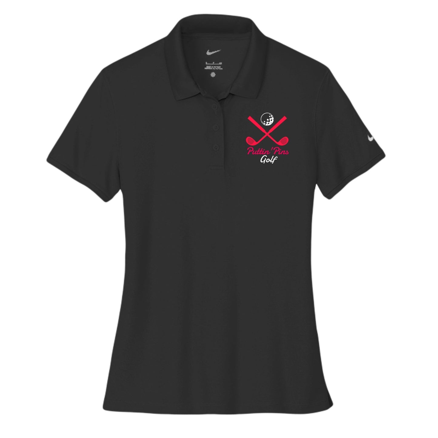 PuttinPins Womens Polo - PevyBrand