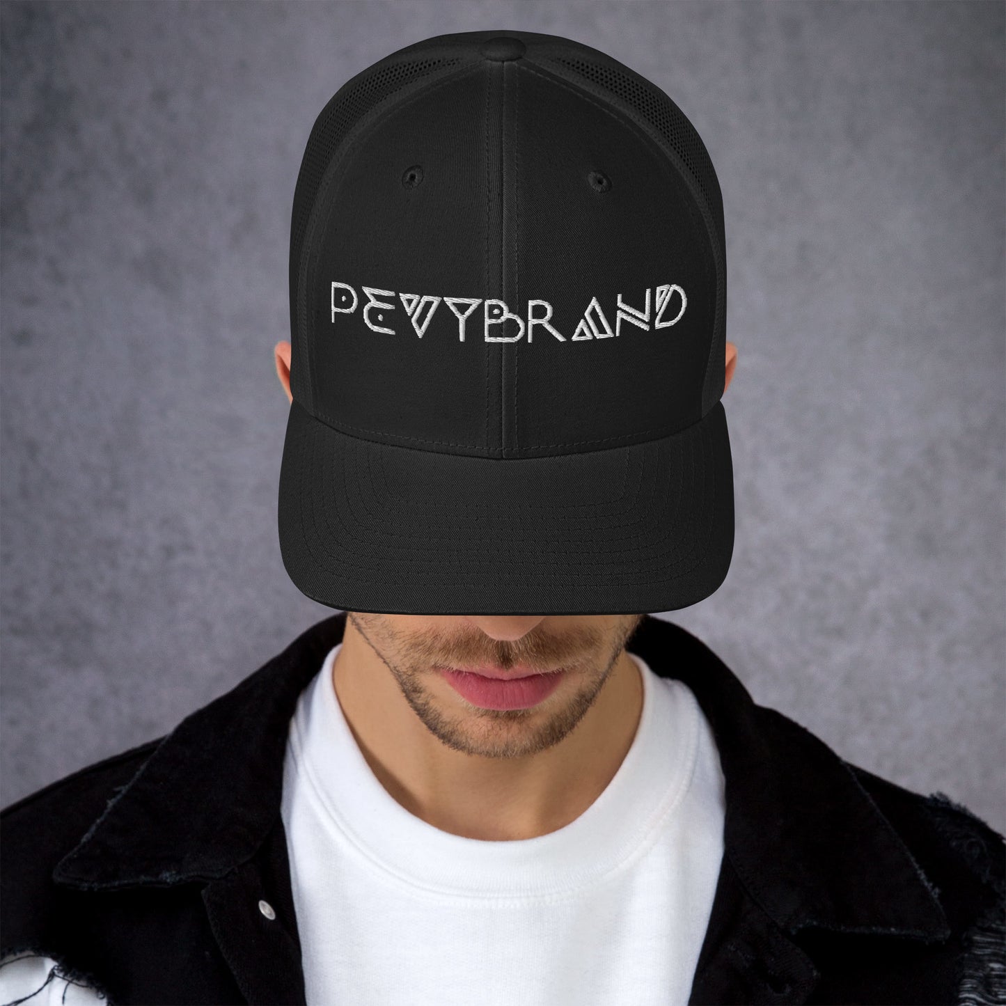 Stylish Custom Embroidered Trucker Cap - Personalized Headwear - PevyBrand