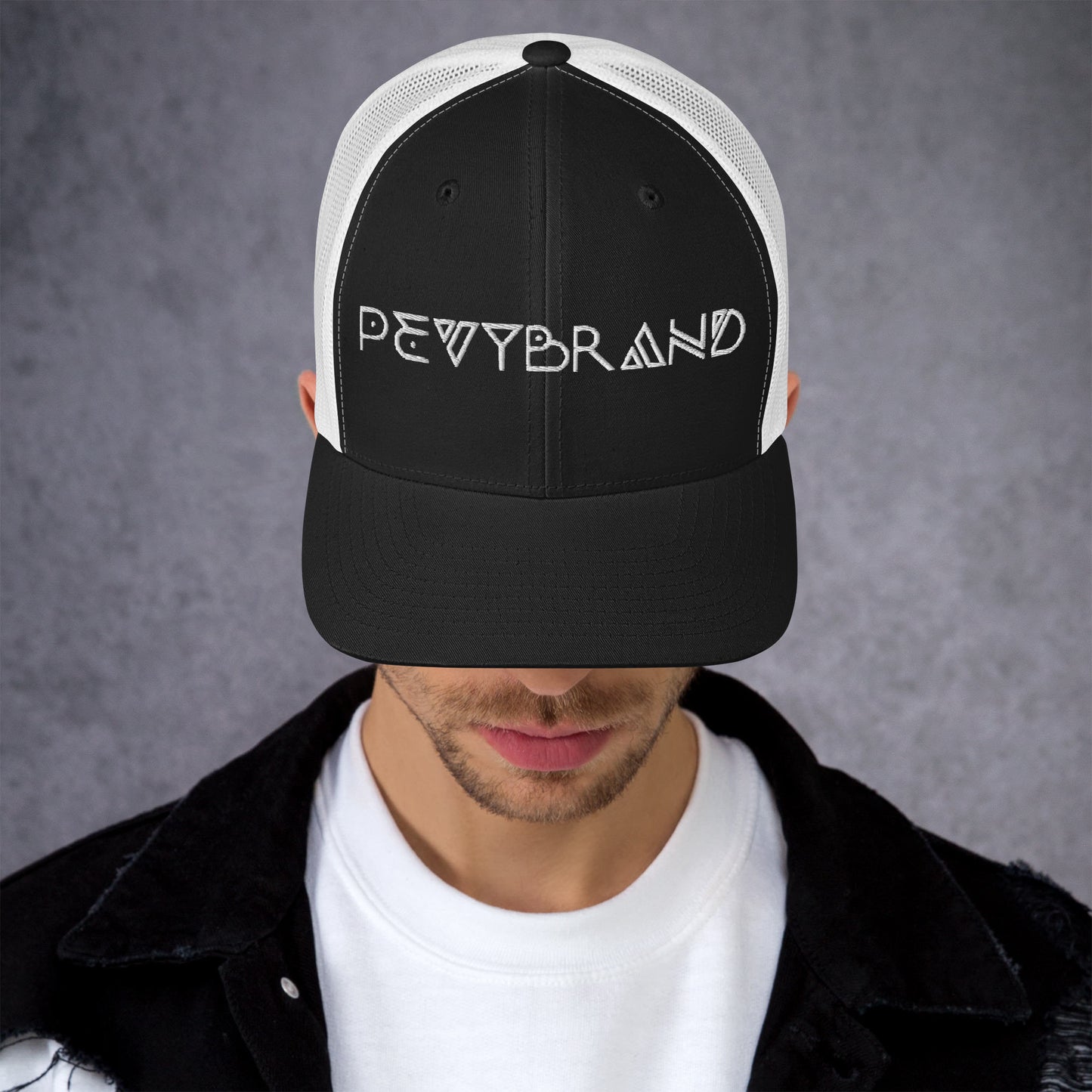 Stylish Custom Embroidered Trucker Cap - Personalized Headwear - PevyBrand