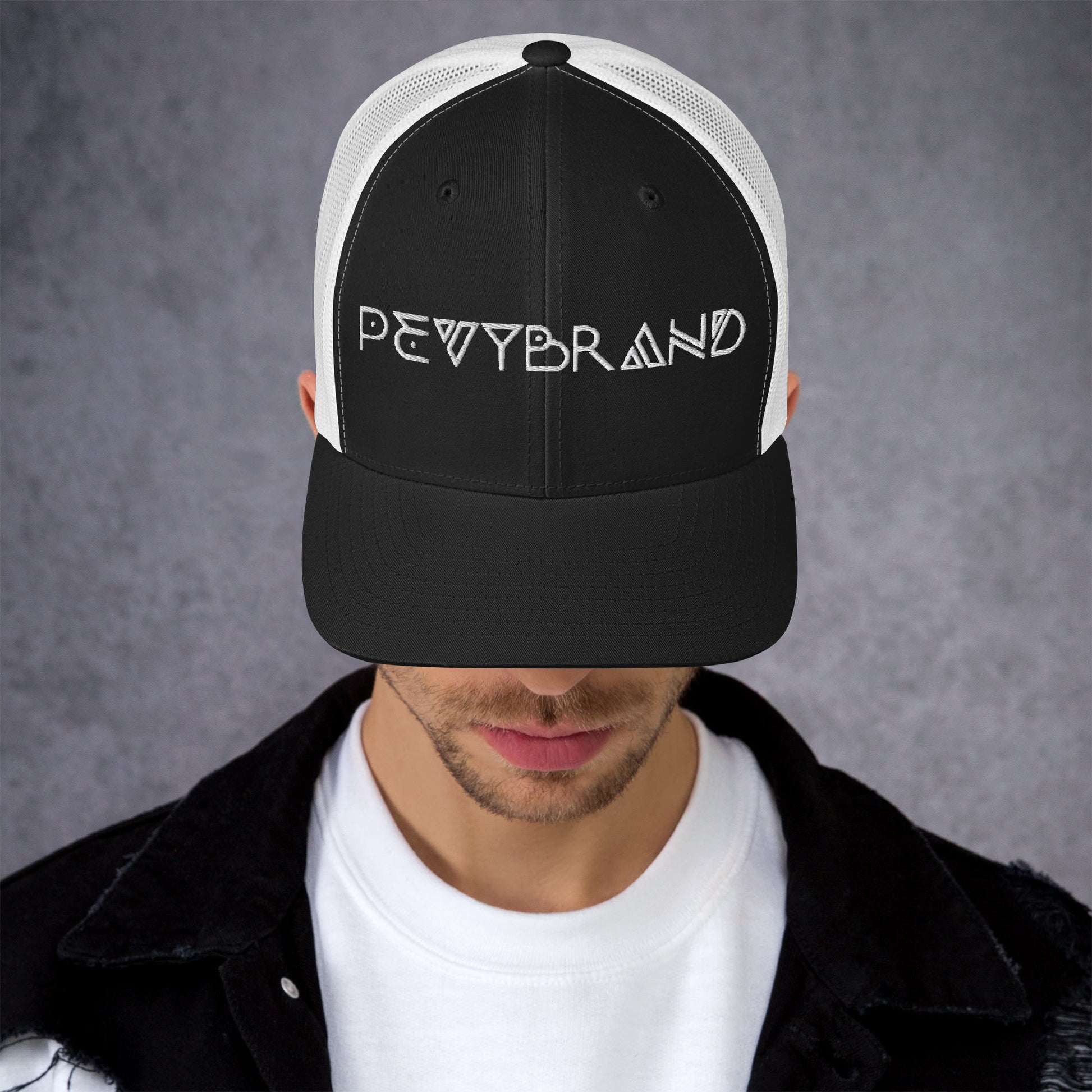 Stylish Custom Embroidered Trucker Cap - Personalized Headwear - PevyBrand