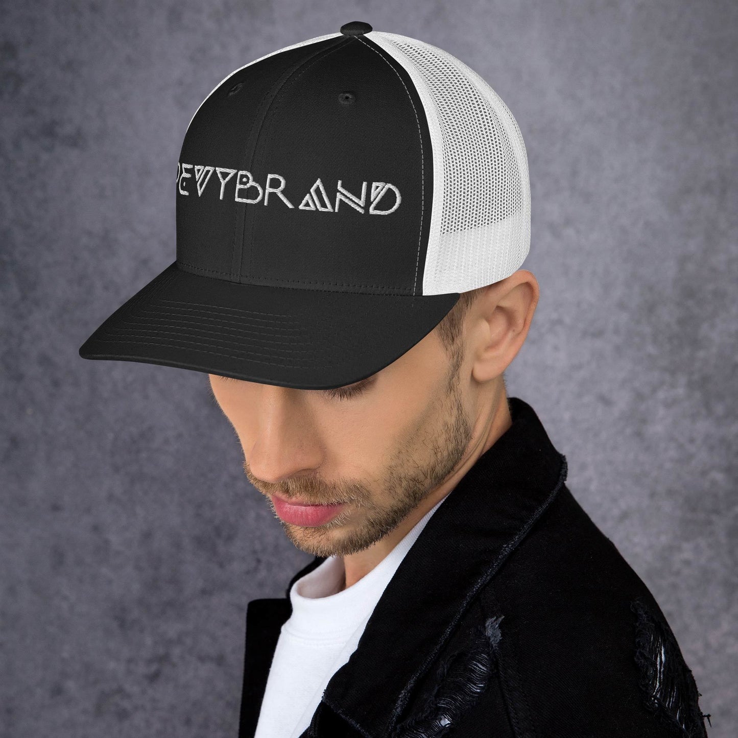 Stylish Custom Embroidered Trucker Cap - Personalized Headwear - PevyBrand