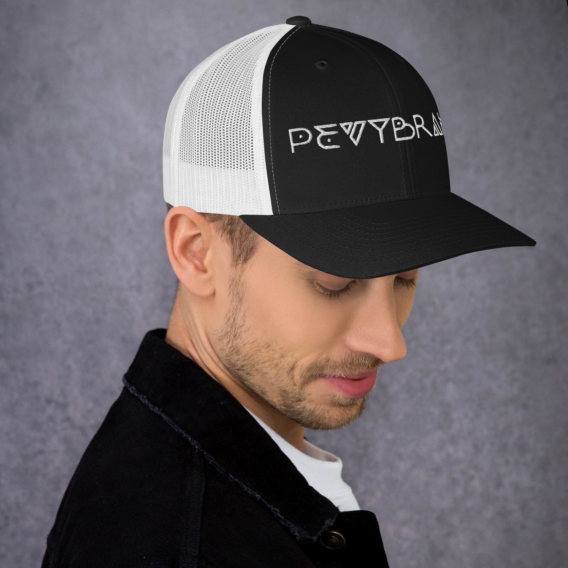 Stylish Custom Embroidered Trucker Cap - Personalized Headwear - PevyBrand