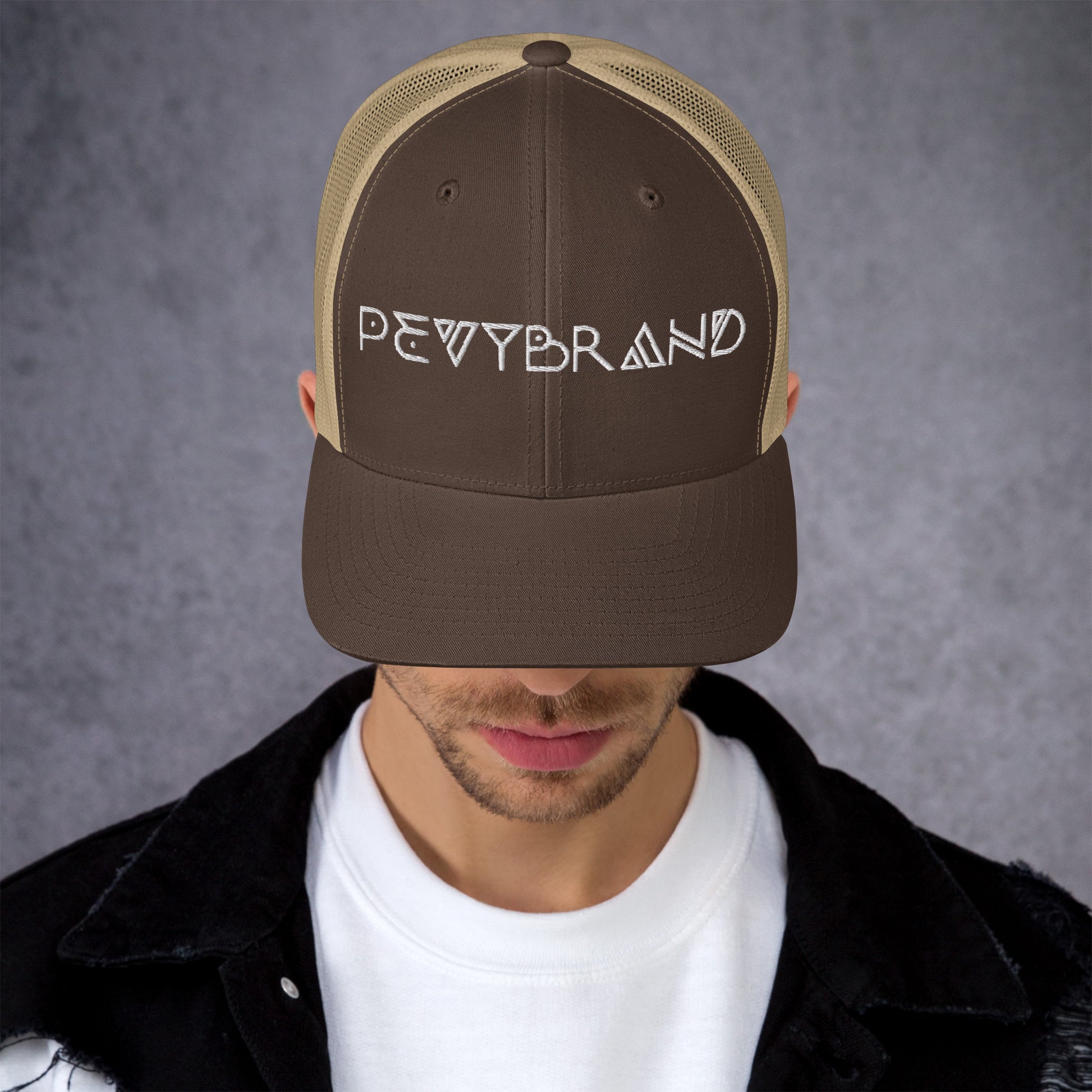 Stylish Custom Embroidered Trucker Cap - Personalized Headwear - PevyBrand