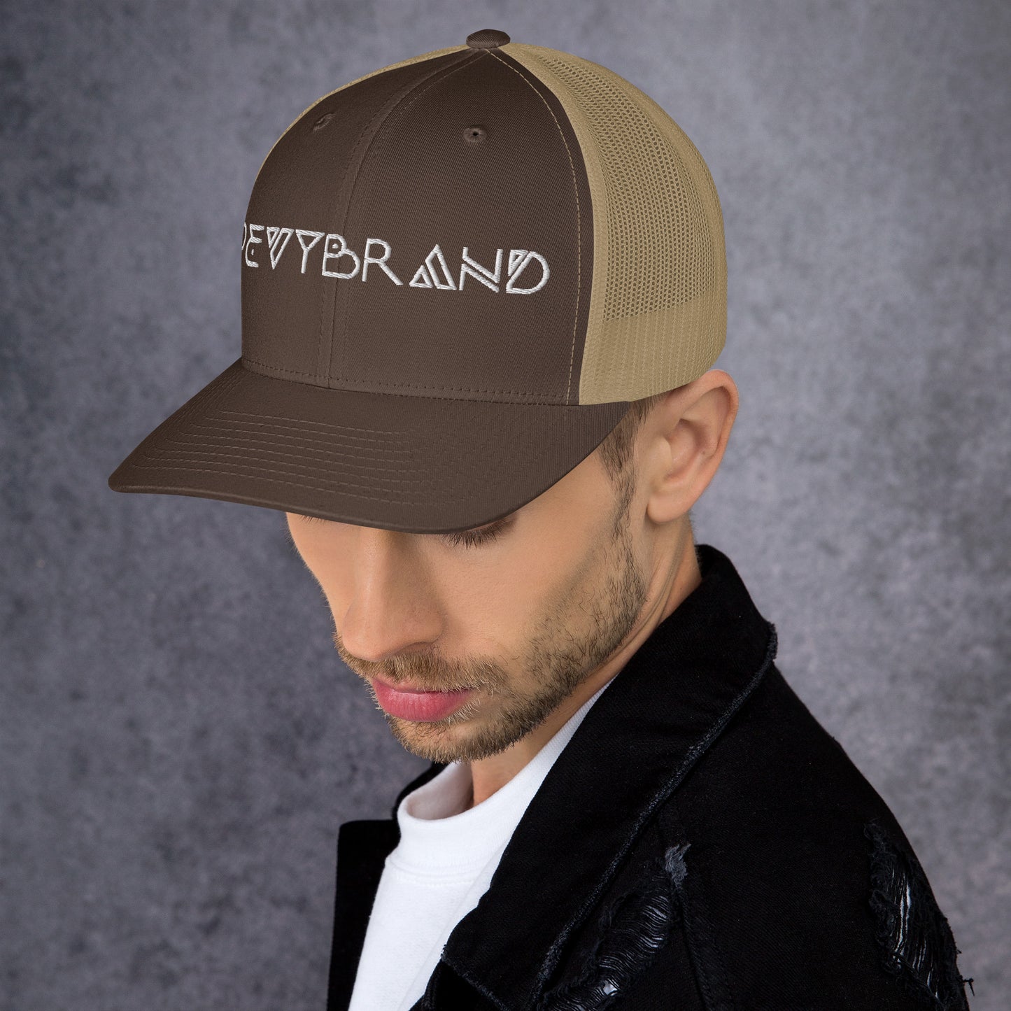 Stylish Custom Embroidered Trucker Cap - Personalized Headwear - PevyBrand