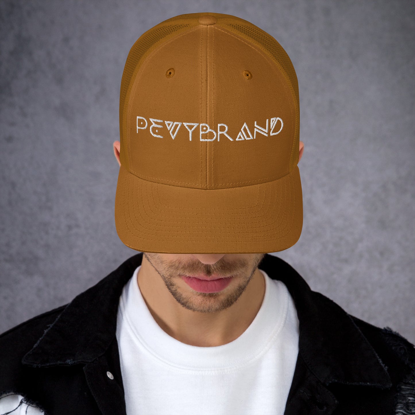 Stylish Custom Embroidered Trucker Cap - Personalized Headwear - PevyBrand