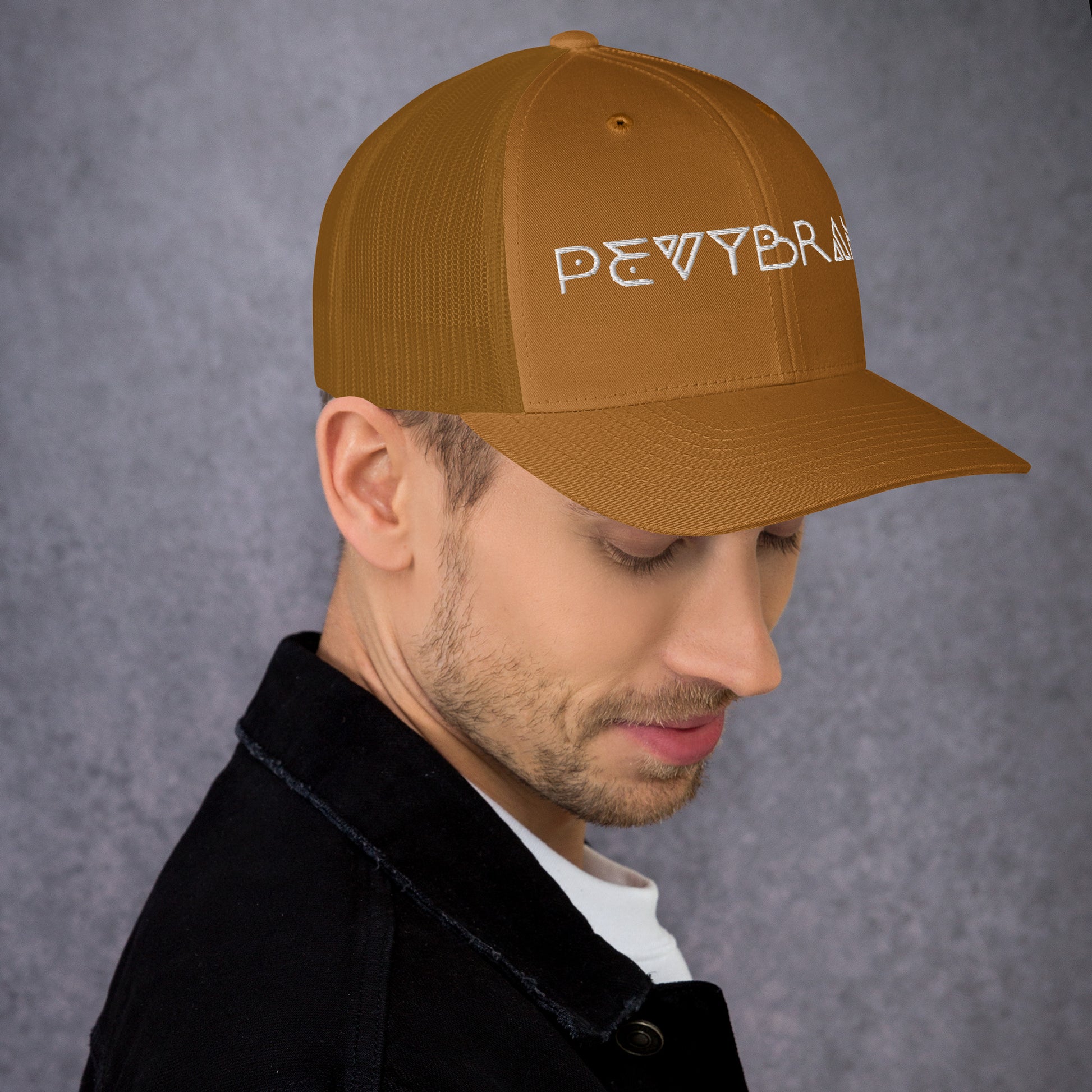 Stylish Custom Embroidered Trucker Cap - Personalized Headwear - PevyBrand