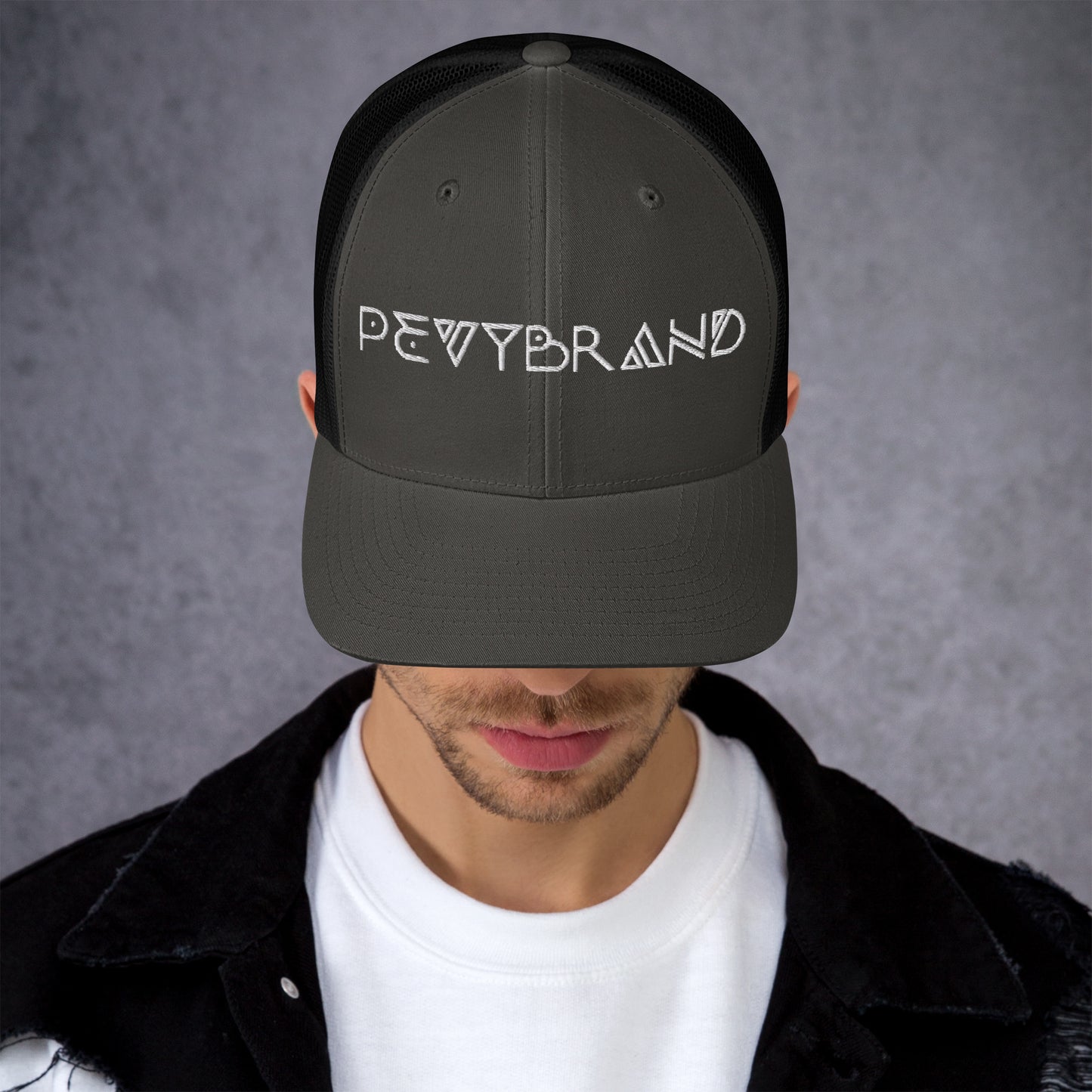 Stylish Custom Embroidered Trucker Cap - Personalized Headwear - PevyBrand