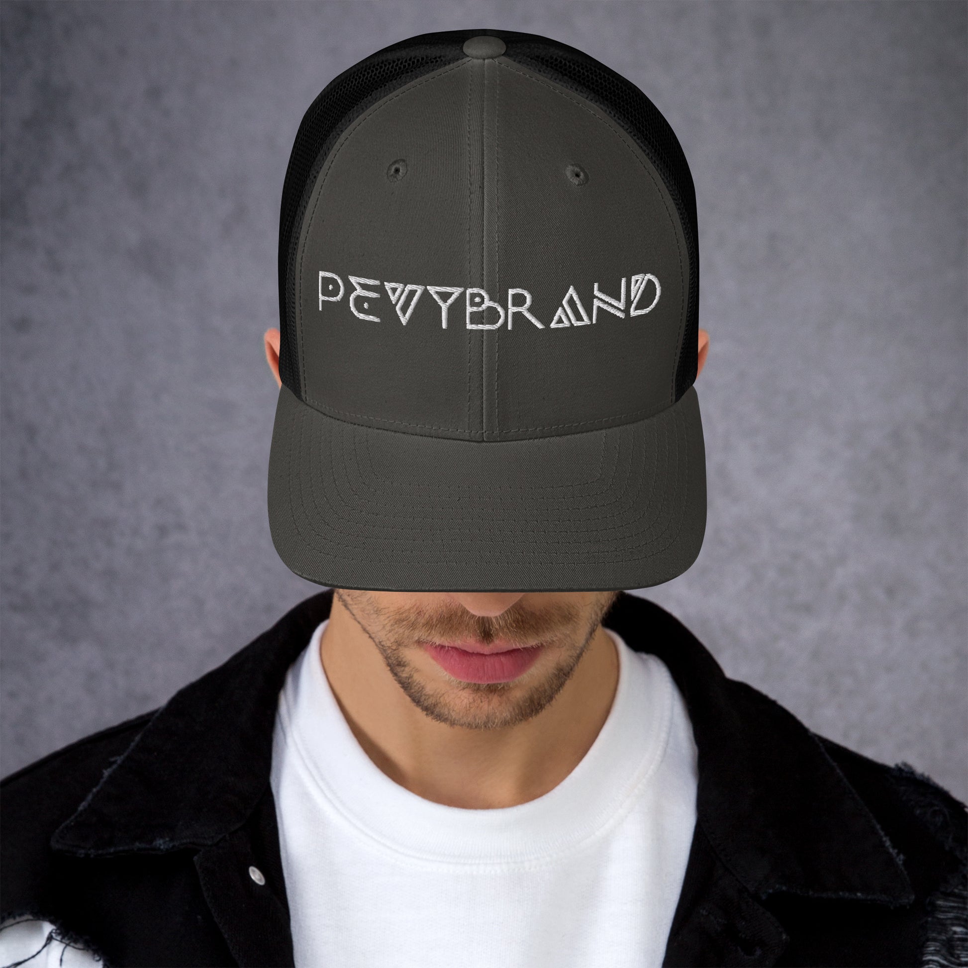 Stylish Custom Embroidered Trucker Cap - Personalized Headwear - PevyBrand