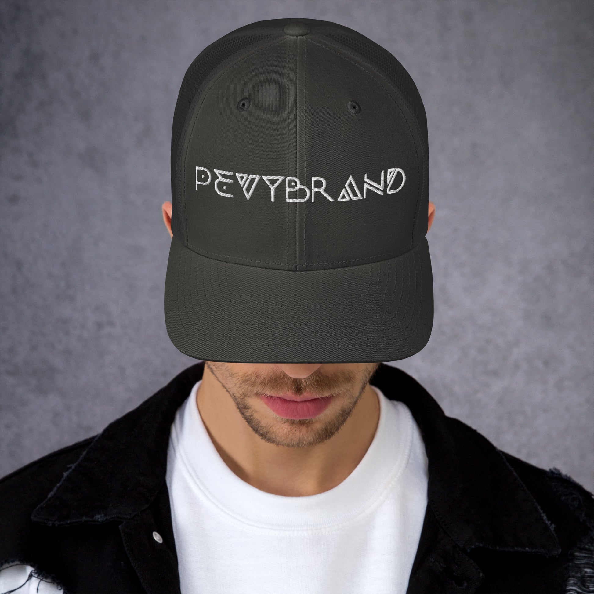 Stylish Custom Embroidered Trucker Cap - Personalized Headwear - PevyBrand