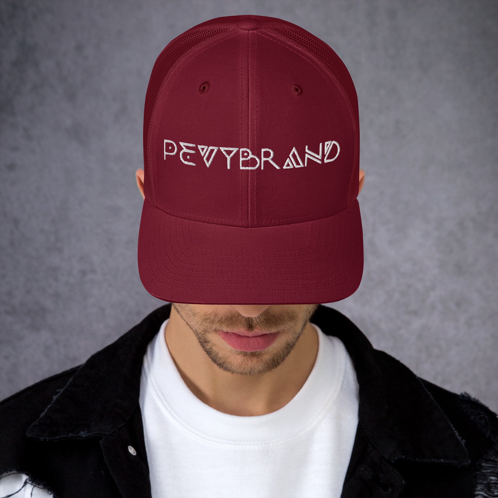 Stylish Custom Embroidered Trucker Cap - Personalized Headwear - PevyBrand