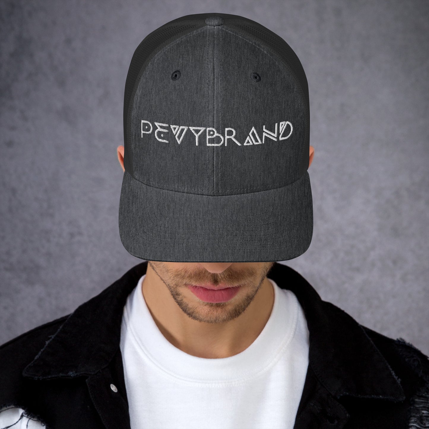 Stylish Custom Embroidered Trucker Cap - Personalized Headwear - PevyBrand