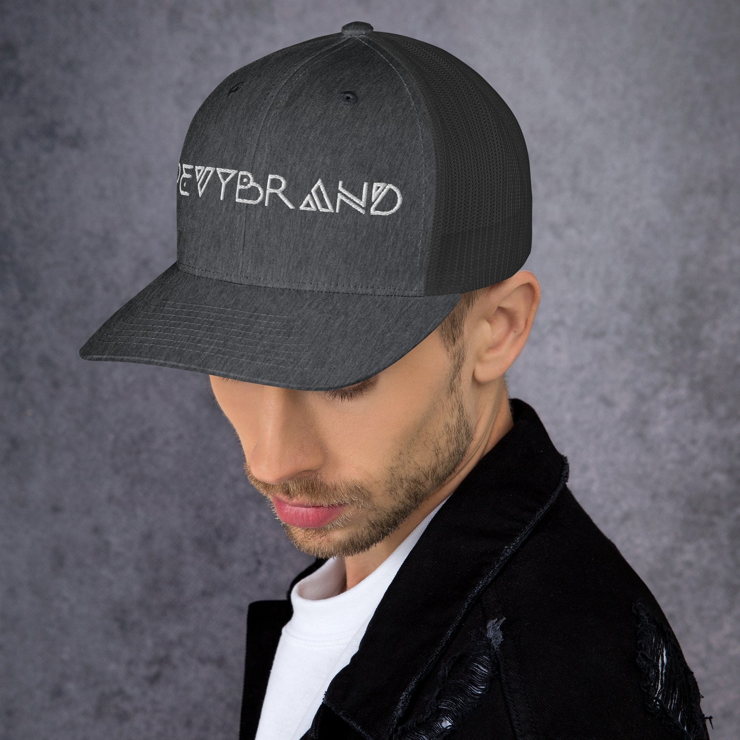 Stylish Custom Embroidered Trucker Cap - Personalized Headwear - PevyBrand