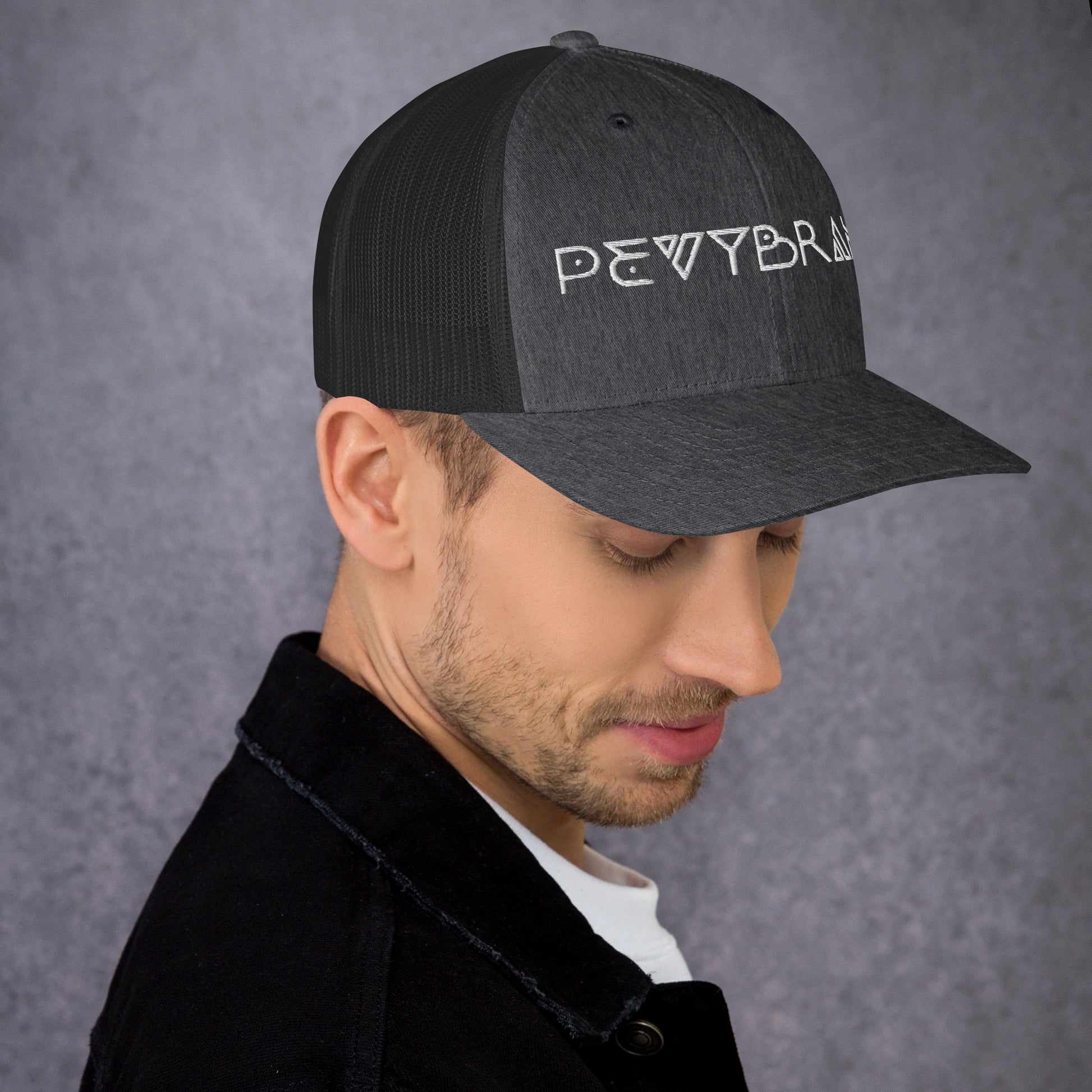 Stylish Custom Embroidered Trucker Cap - Personalized Headwear - PevyBrand