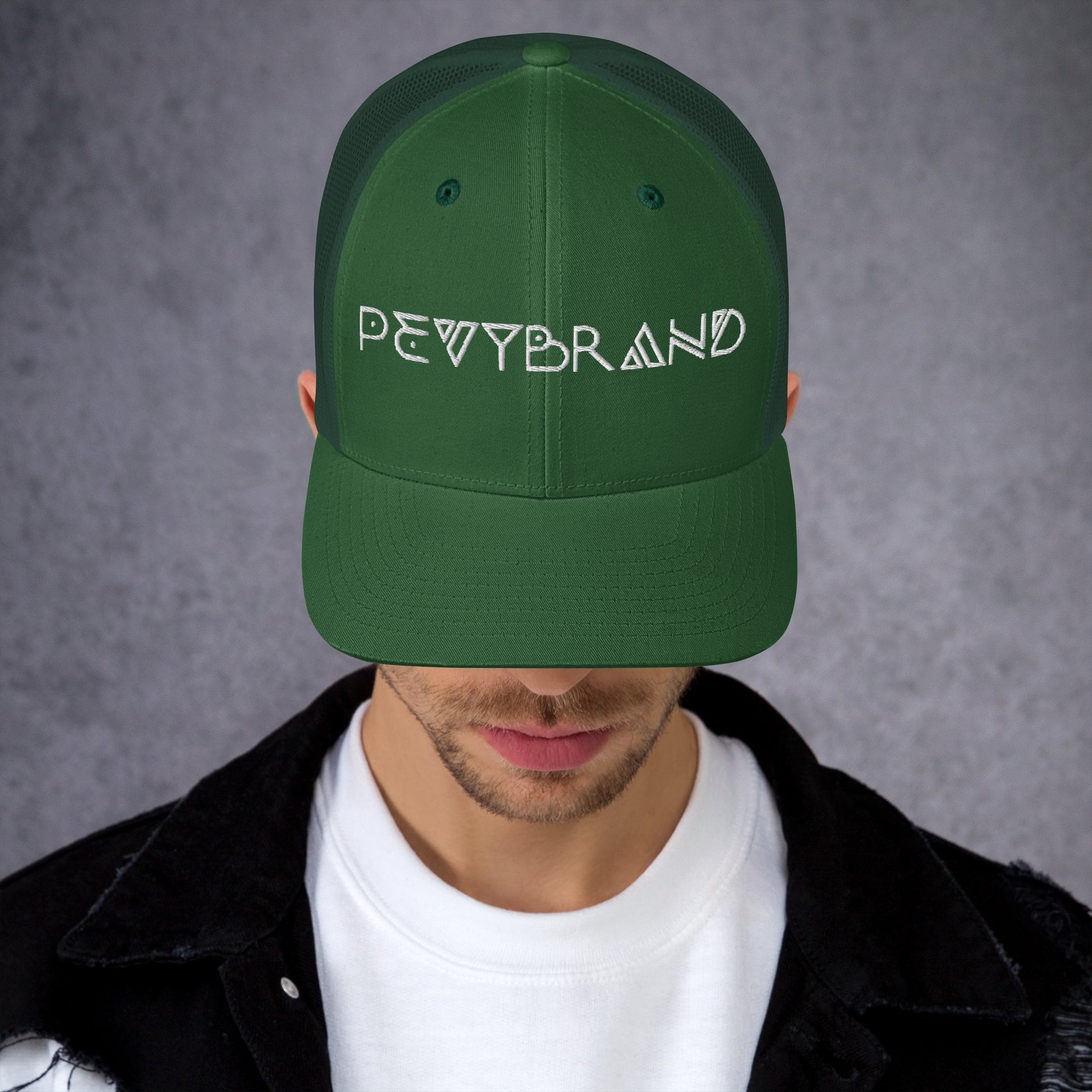 Stylish Custom Embroidered Trucker Cap - Personalized Headwear - PevyBrand