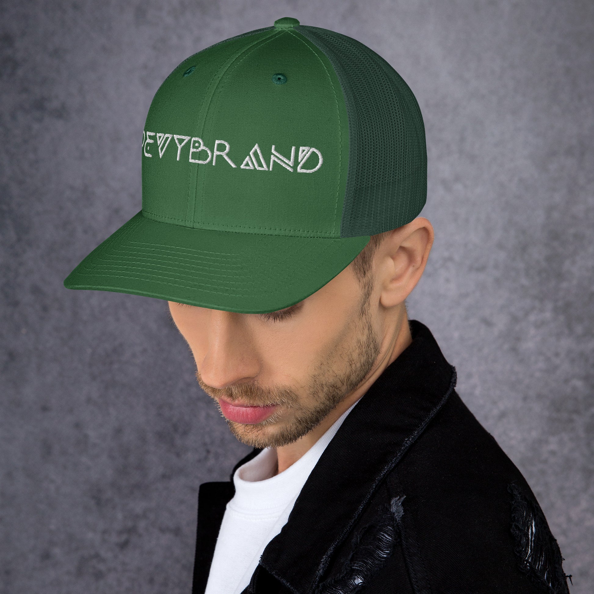 Stylish Custom Embroidered Trucker Cap - Personalized Headwear - PevyBrand