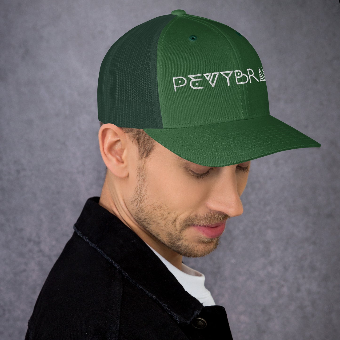 Stylish Custom Embroidered Trucker Cap - Personalized Headwear - PevyBrand