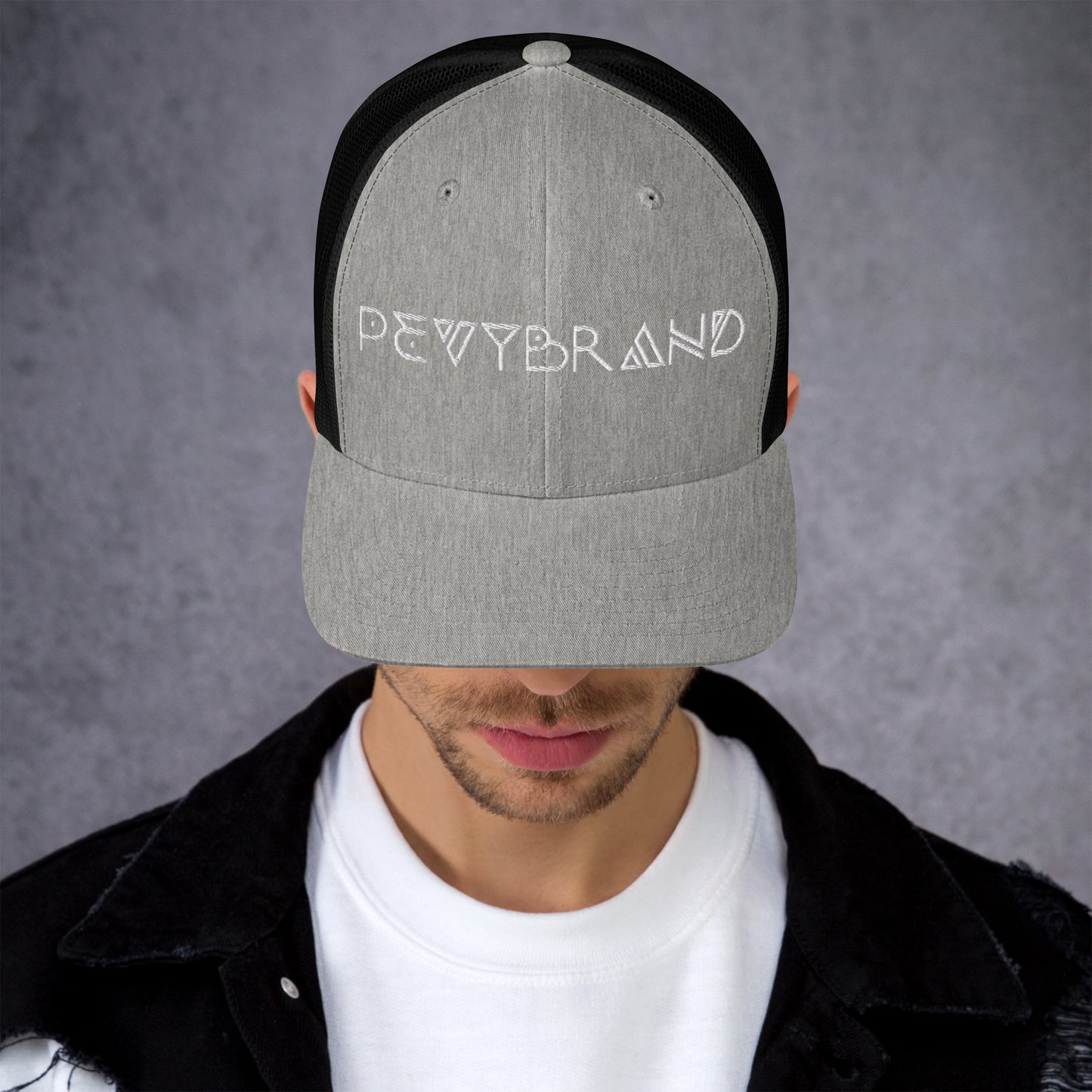 Stylish Custom Embroidered Trucker Cap - Personalized Headwear - PevyBrand