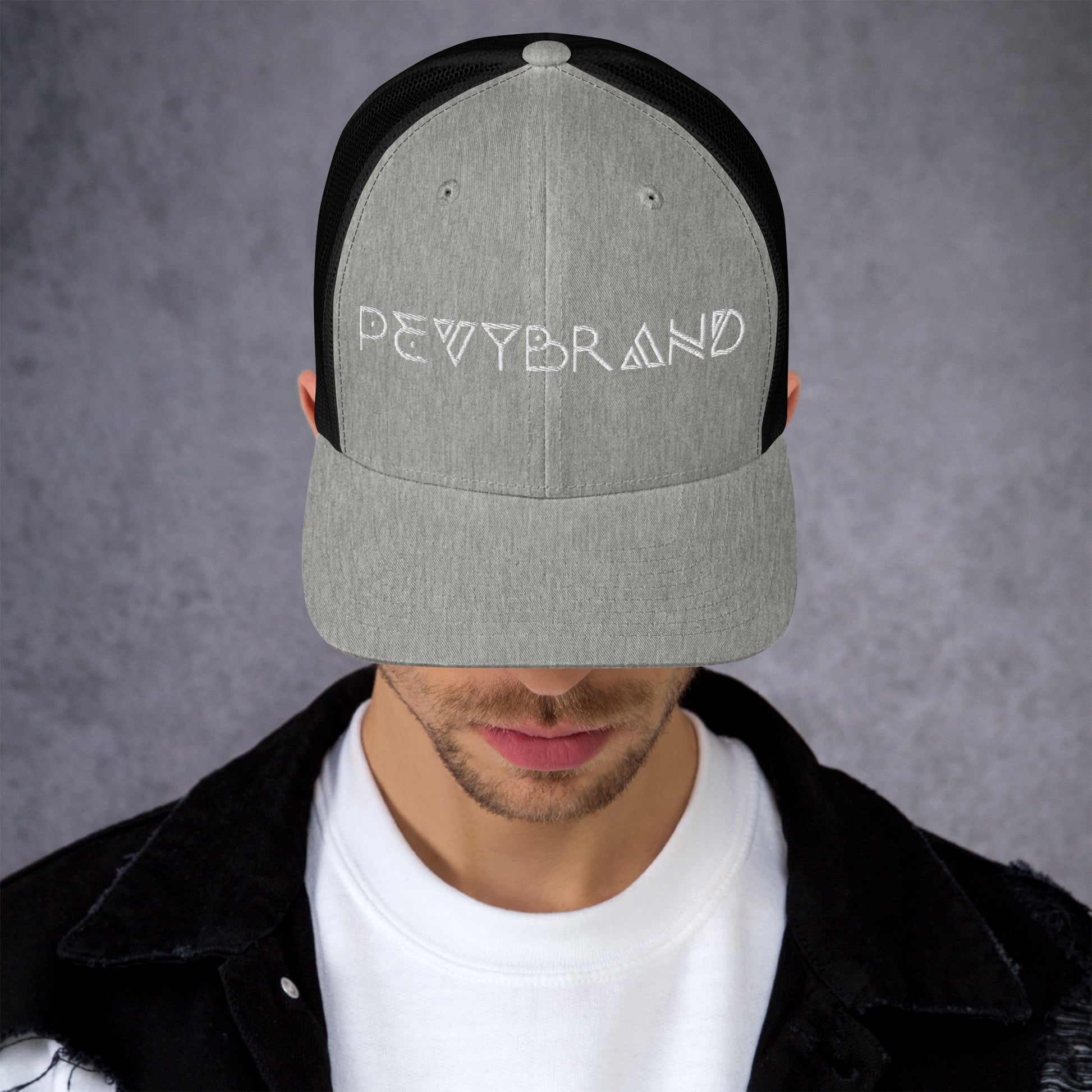 Stylish Custom Embroidered Trucker Cap - Personalized Headwear - PevyBrand