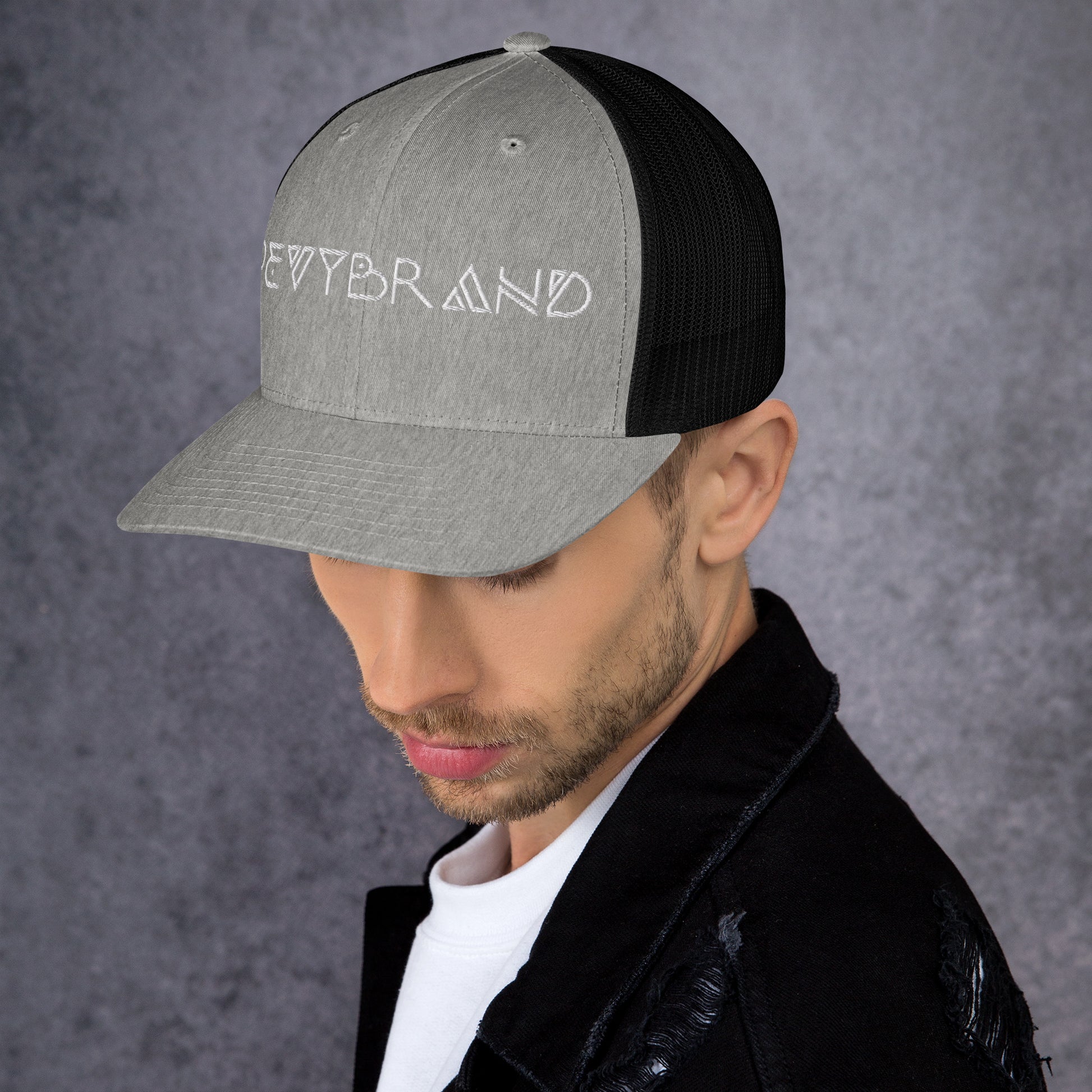 Stylish Custom Embroidered Trucker Cap - Personalized Headwear - PevyBrand