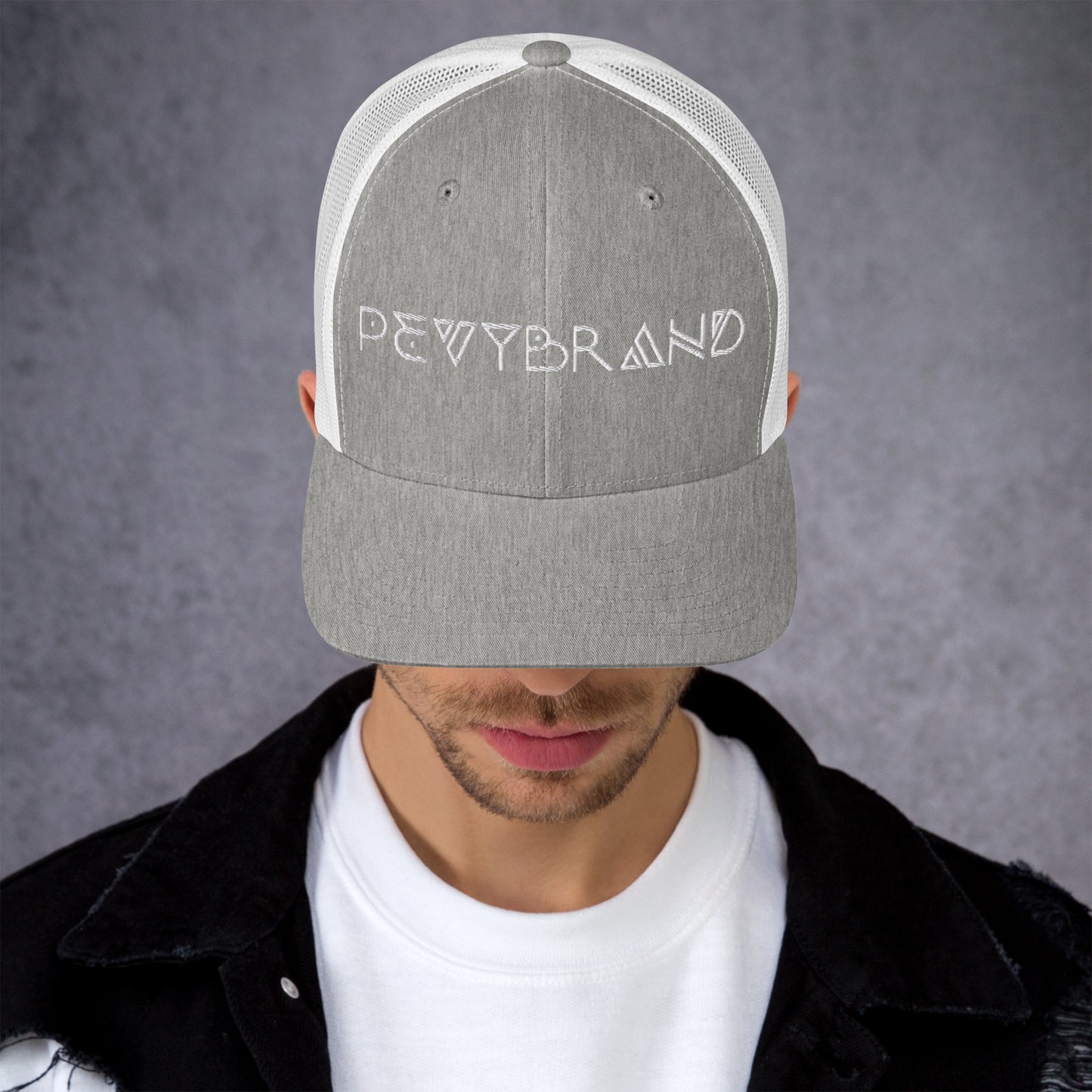 Stylish Custom Embroidered Trucker Cap - Personalized Headwear - PevyBrand