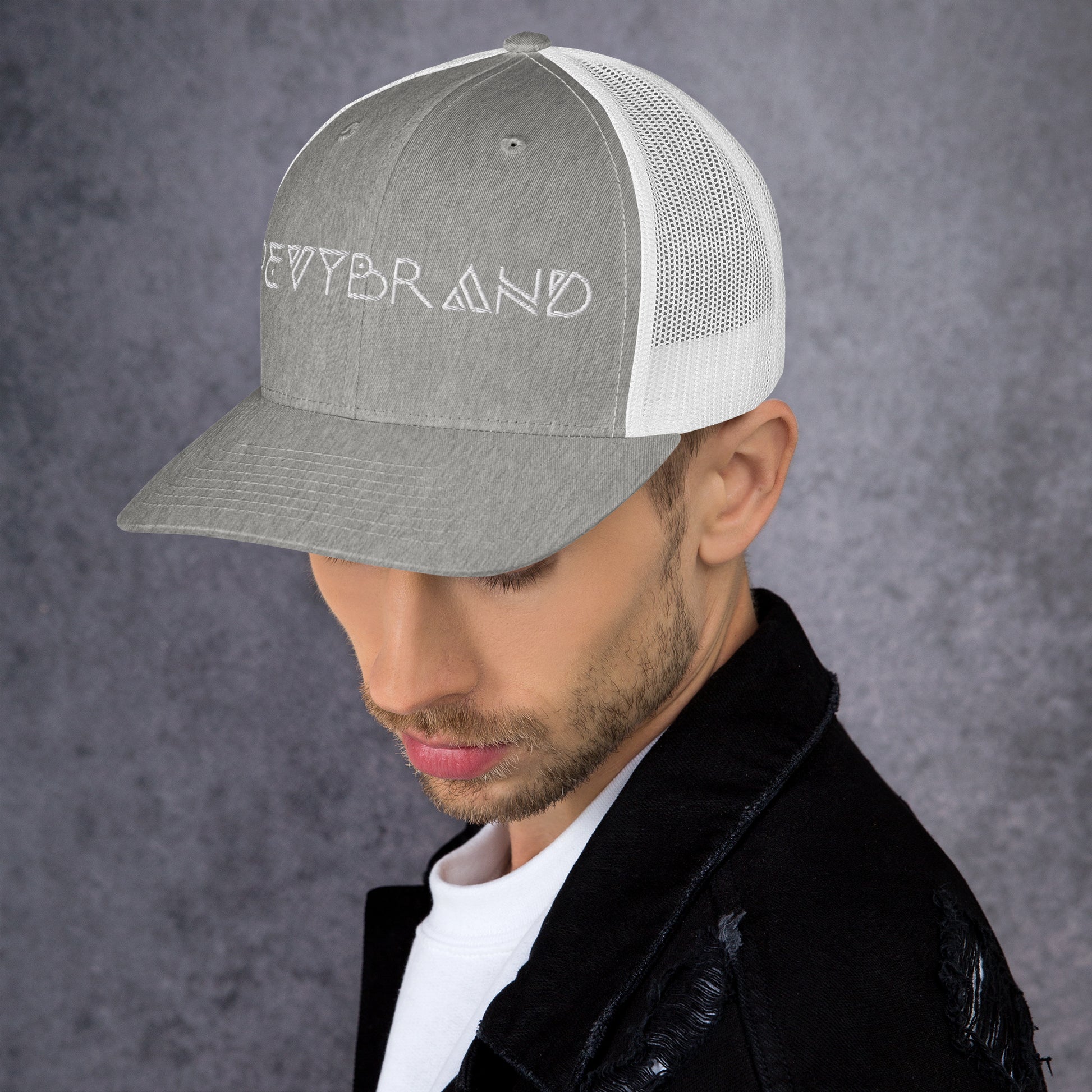 Stylish Custom Embroidered Trucker Cap - Personalized Headwear - PevyBrand