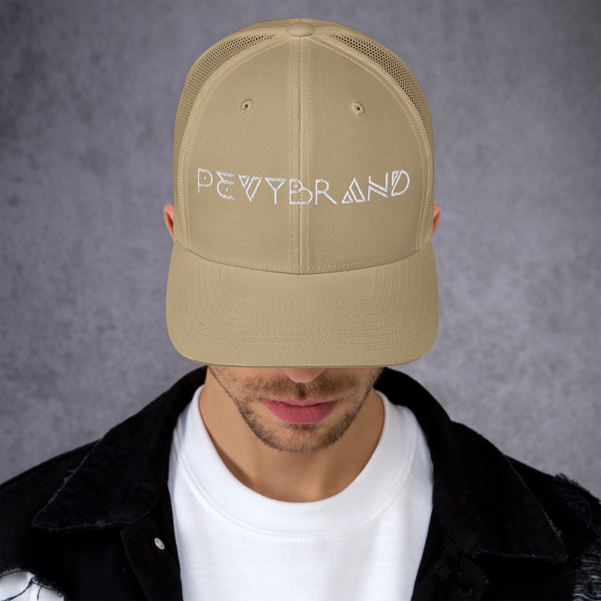 Stylish Custom Embroidered Trucker Cap - Personalized Headwear - PevyBrand