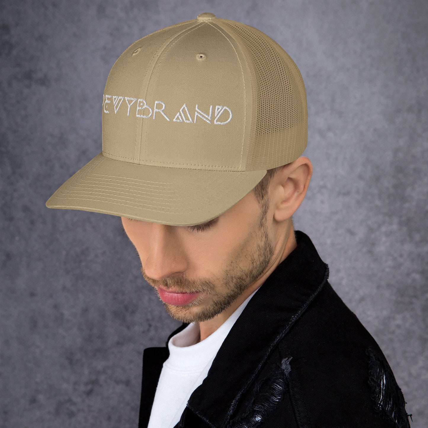 Stylish Custom Embroidered Trucker Cap - Personalized Headwear - PevyBrand