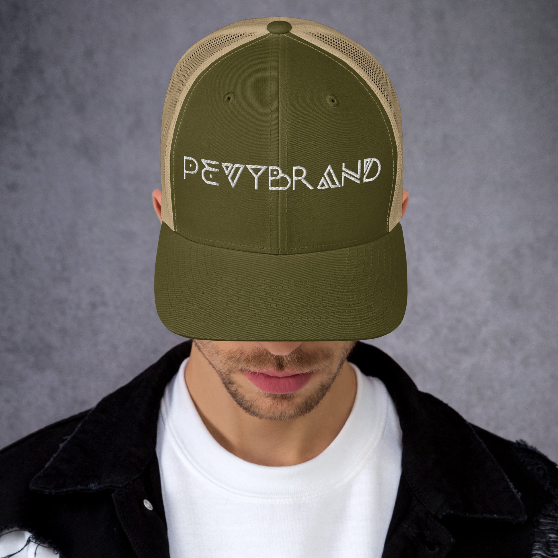 Stylish Custom Embroidered Trucker Cap - Personalized Headwear - PevyBrand