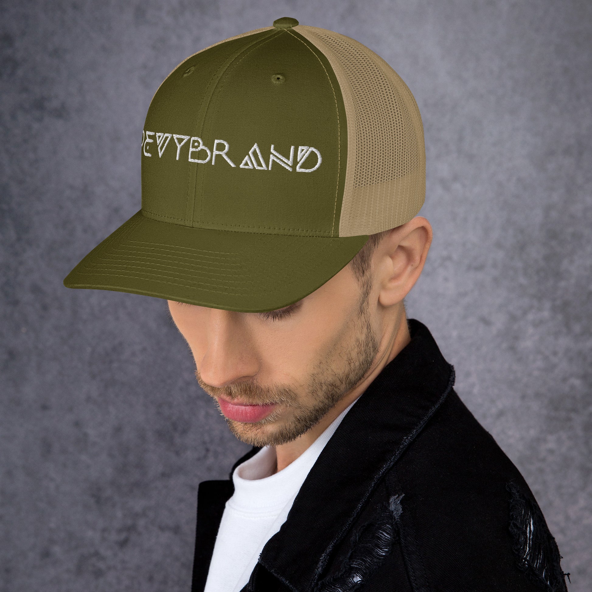 Stylish Custom Embroidered Trucker Cap - Personalized Headwear - PevyBrand